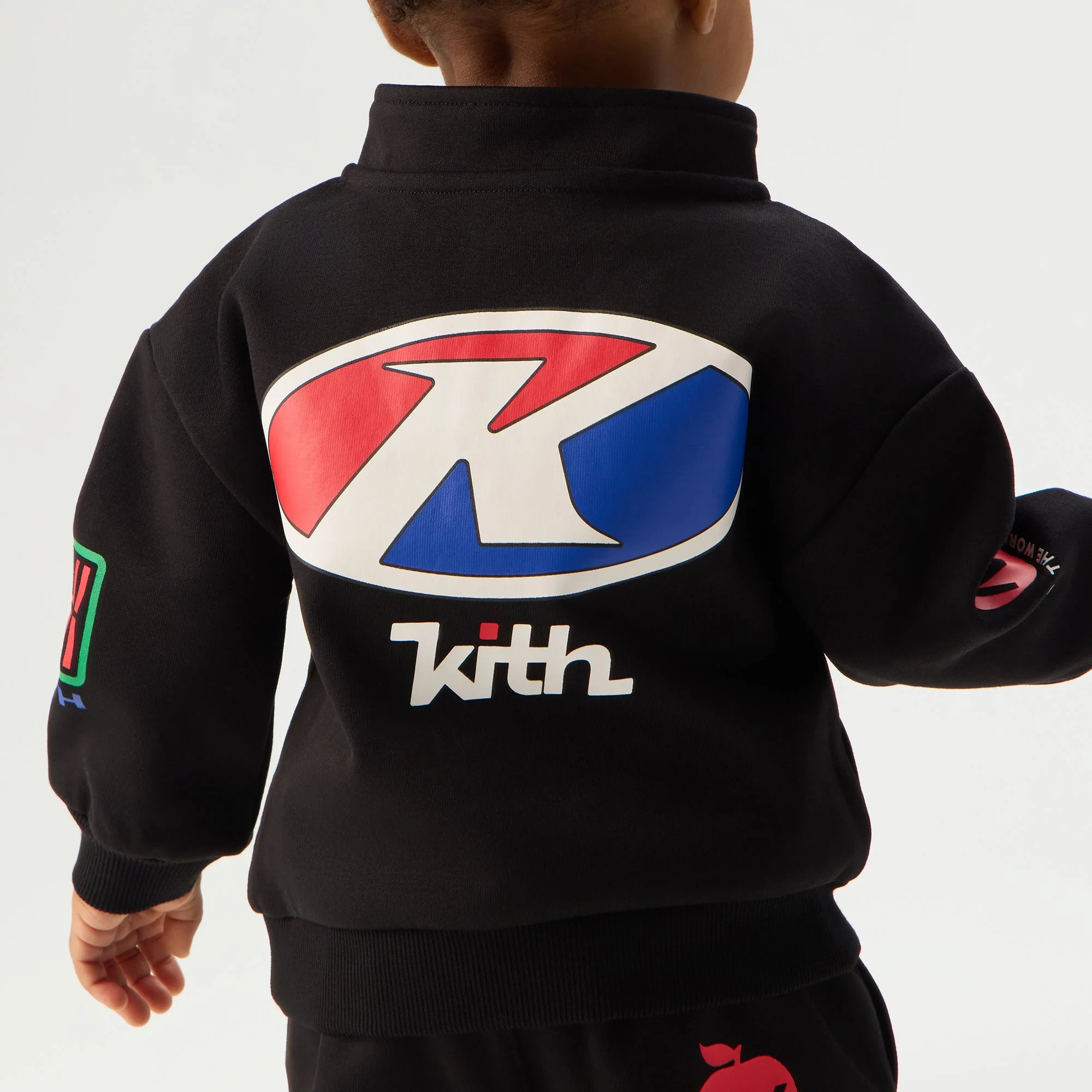 Kith Baby Multi Logo Hunter Pullover - Black - Image 3
