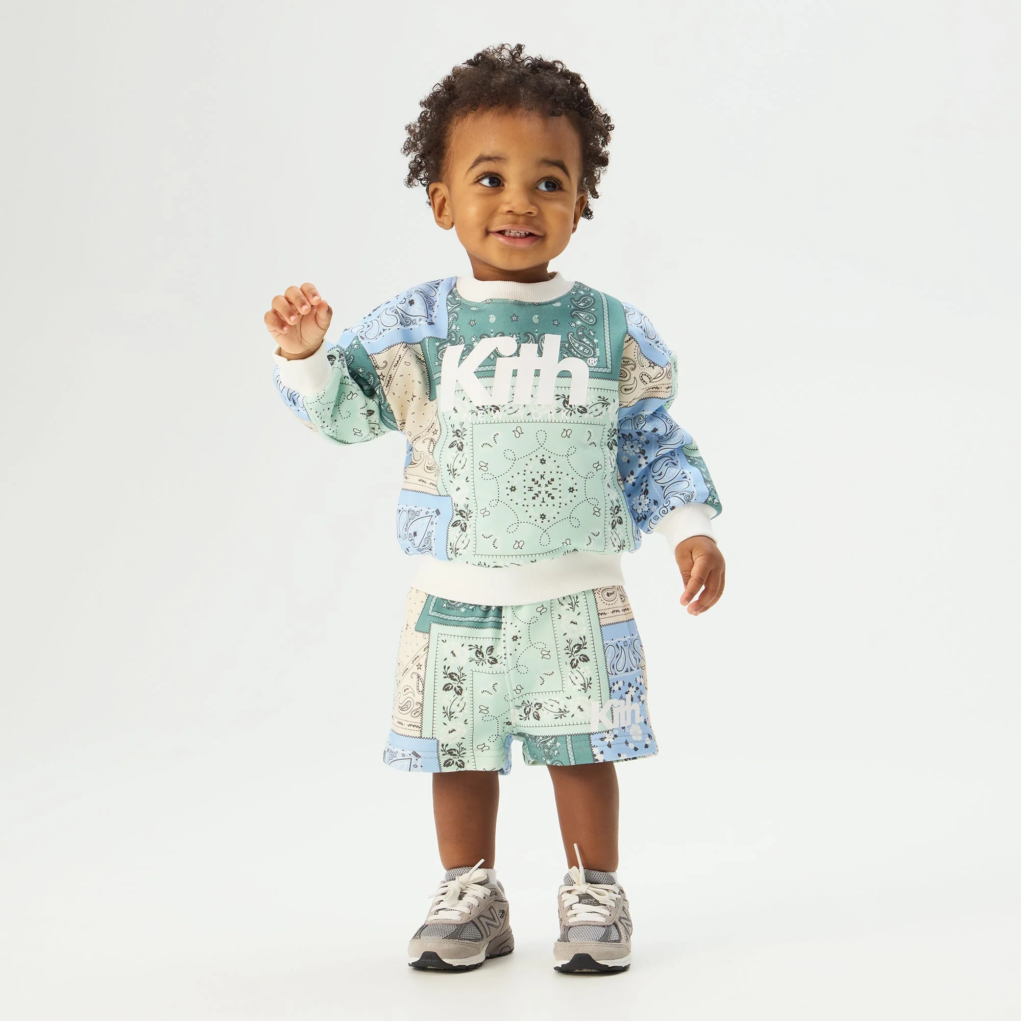 Kith Baby Deconstructed Bandana Nelson Crewneck - Wilde - Image 2