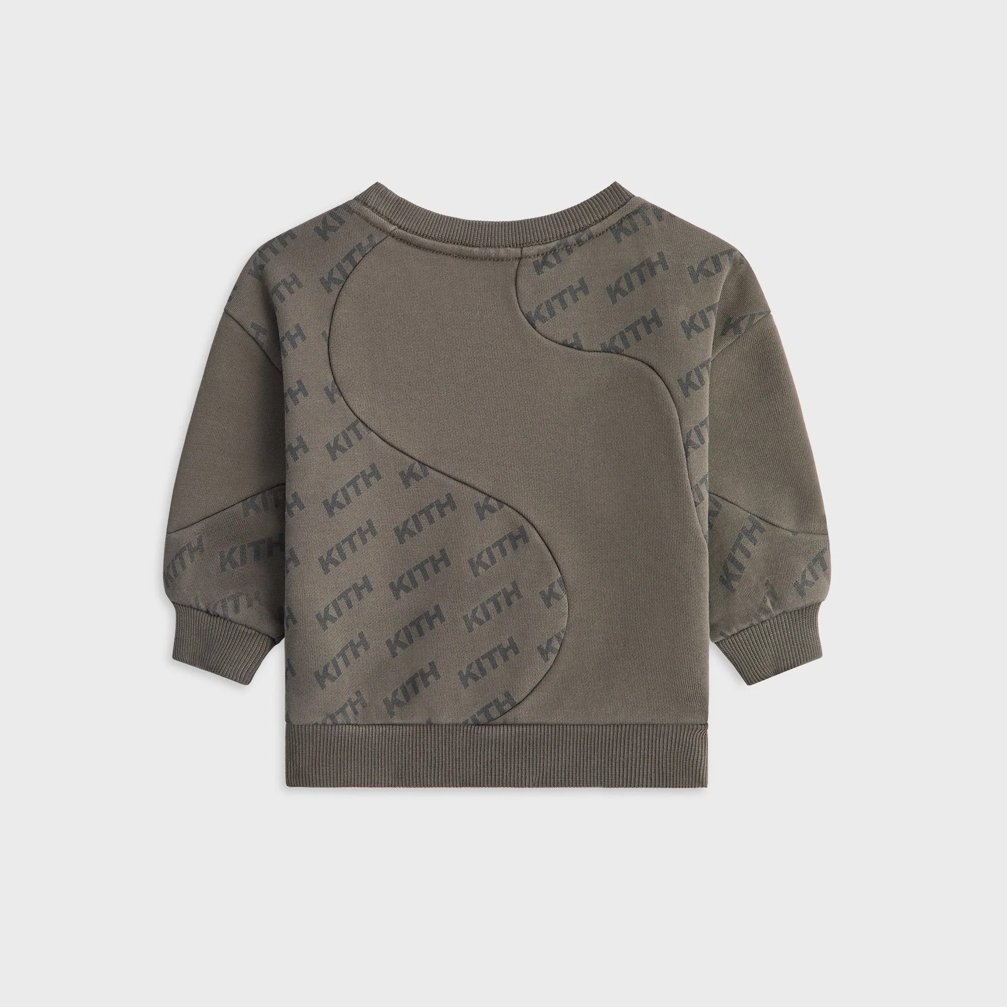 Kith Baby Blocked Monogram Nelson Sweatshirt - Fuel - Image 3