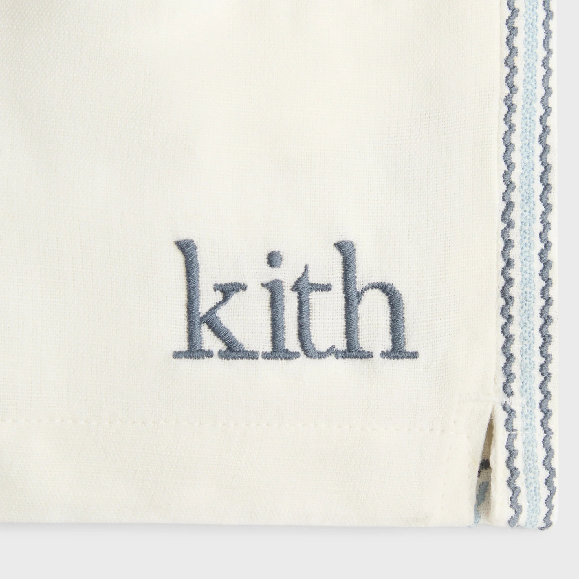 Kith Baby Novelty Embroidered Thompson Short - Silk - Image 4