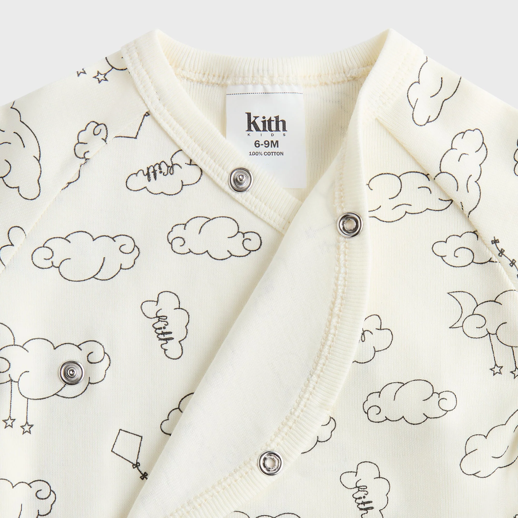 Kith Baby Printed Ribbed Bodysuit Set - Silk - Image 4