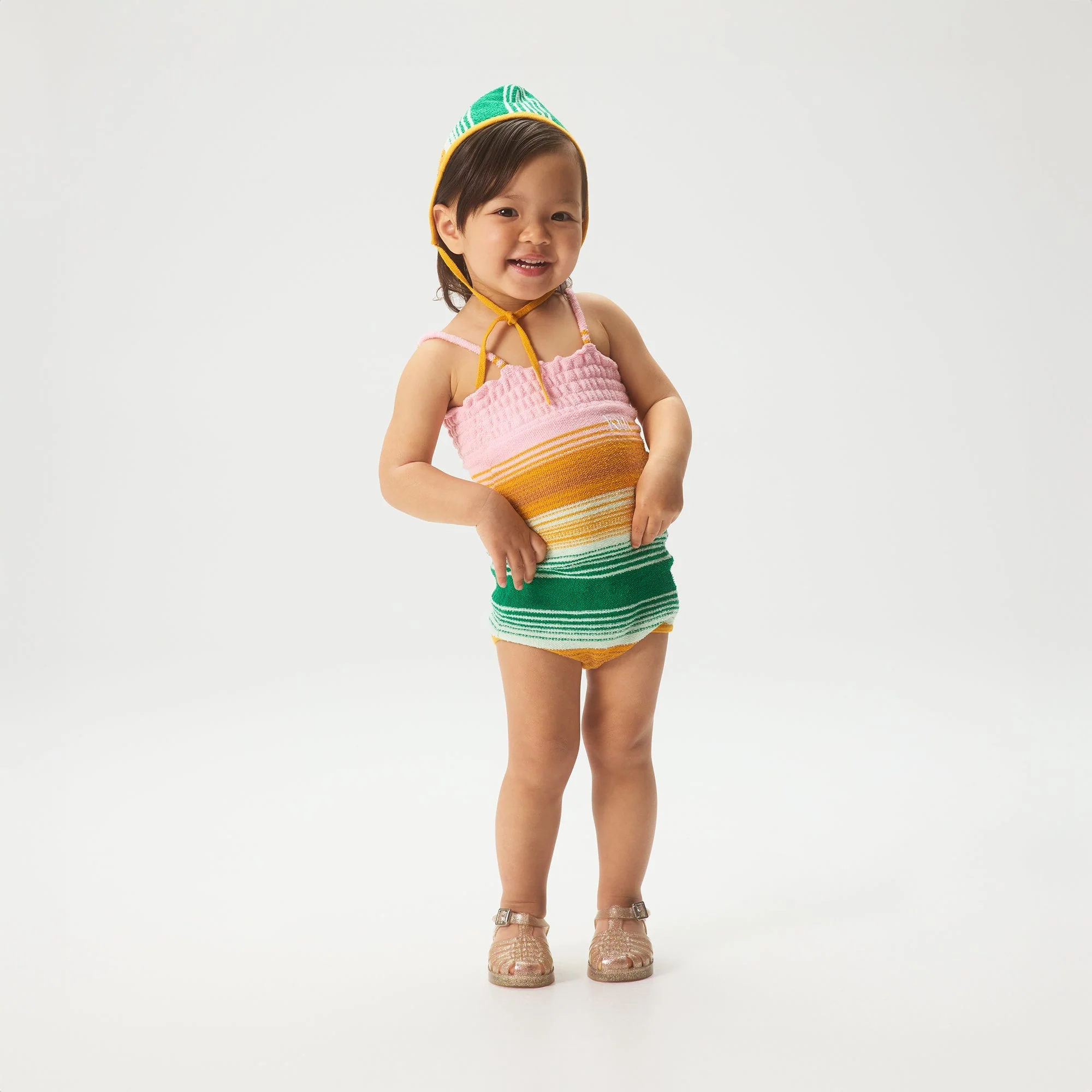 Kith Baby Striped Romper Set - Midsummer - Image 4