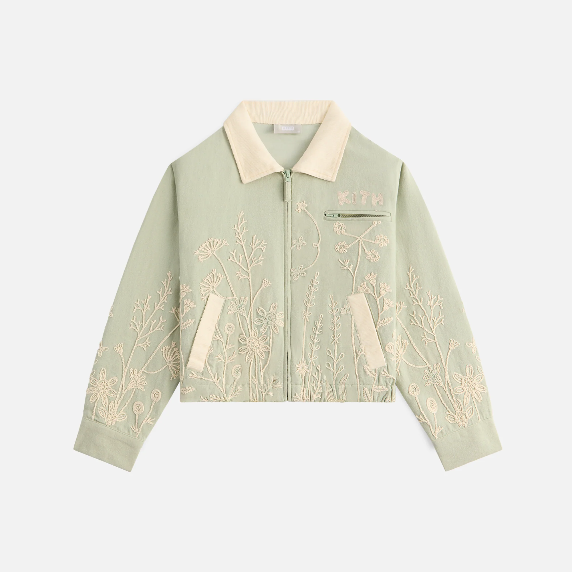 Kith Kids Floral Harrington Jacket - Mint