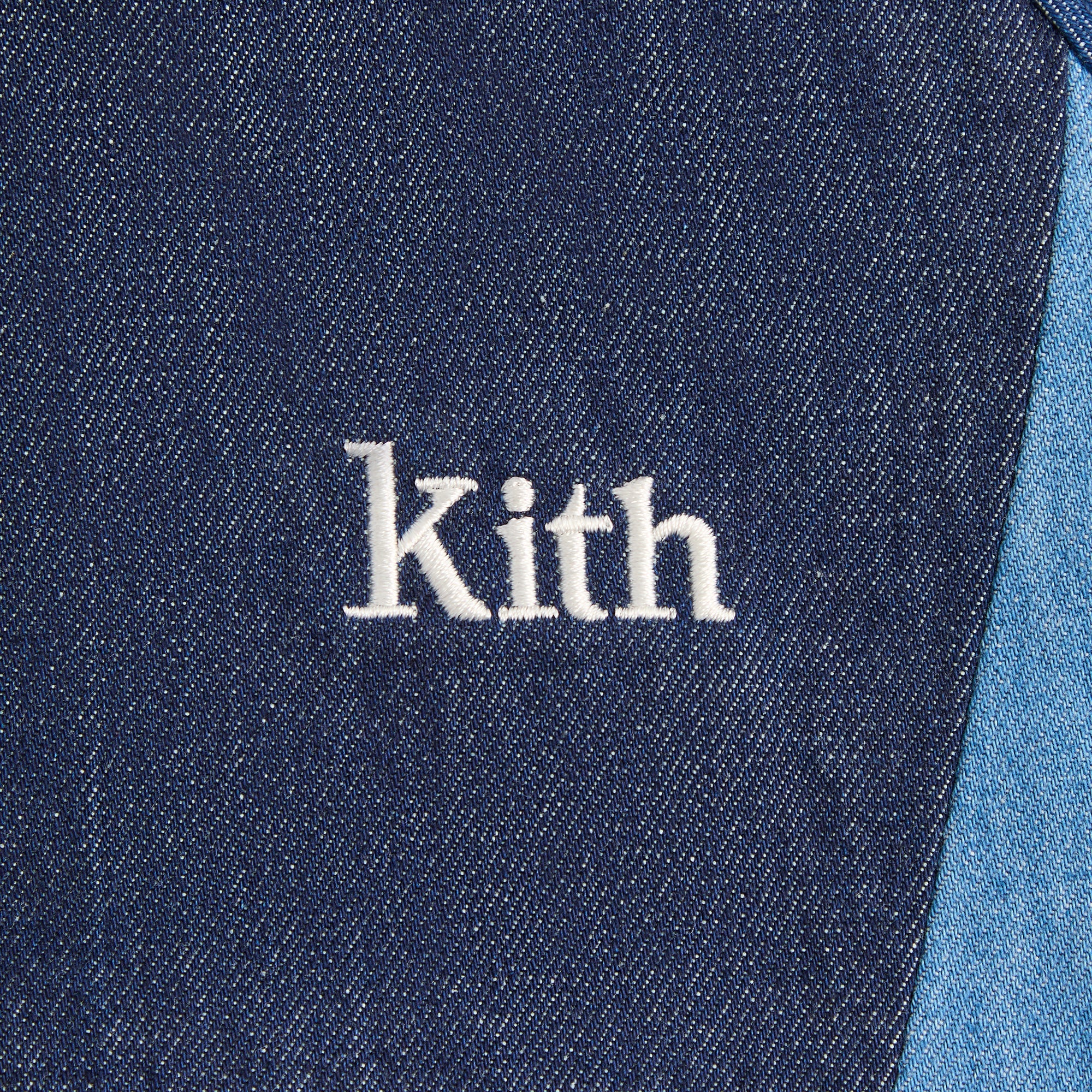 Kith Kids Patchwork Denim Milo Track Jacket - Multi - Image 4