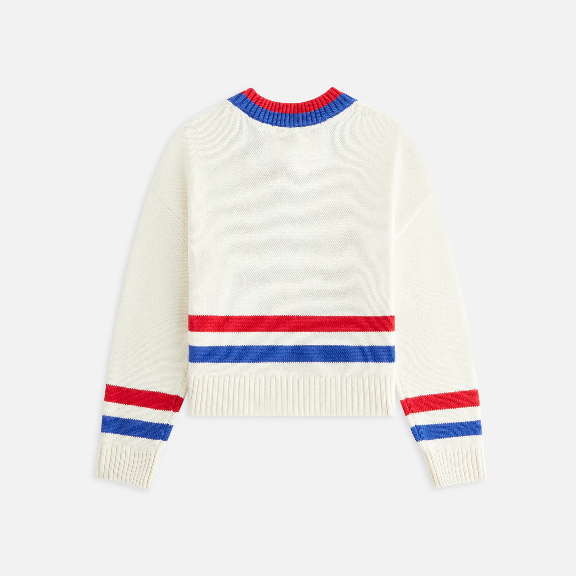 Kith Kids for the New York Rangers V-Neck Lewis Sweater - Sandrift - Image 5