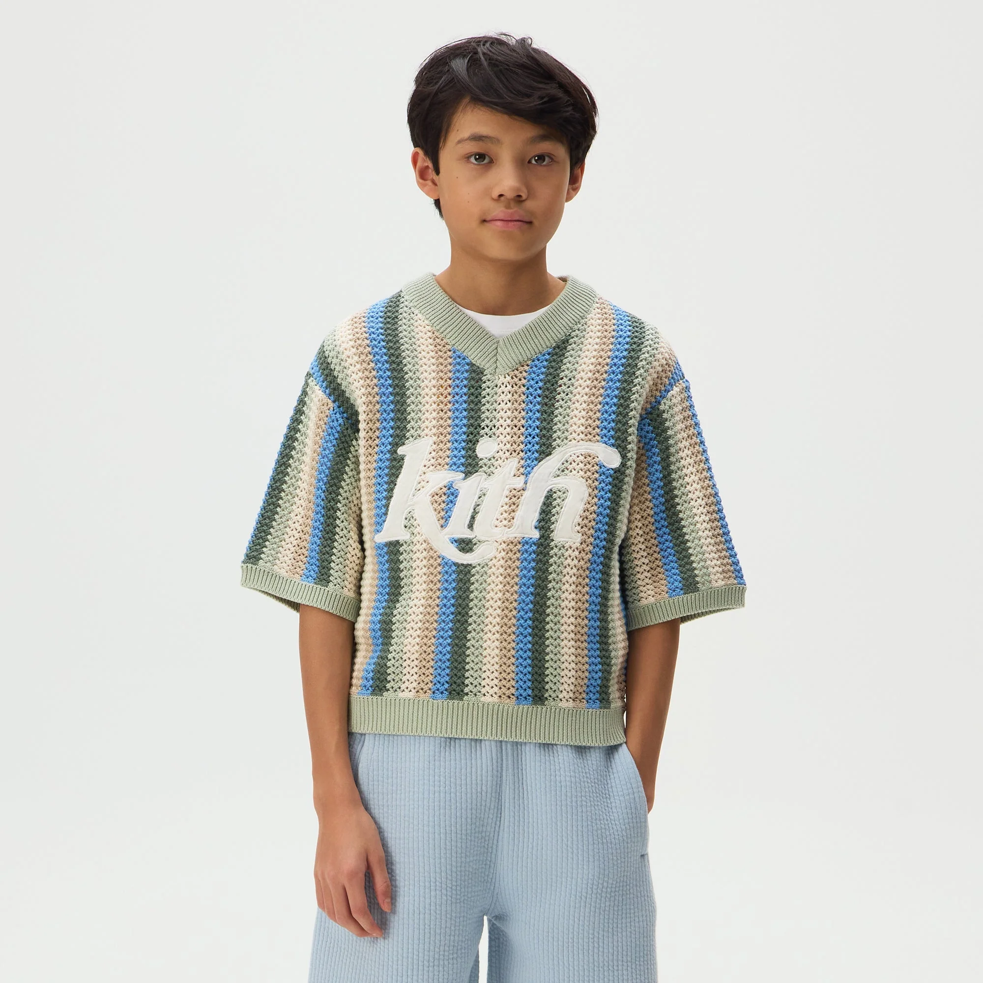 Kith Kids Open Knit Leon Jersey - Stoneware - Image 2