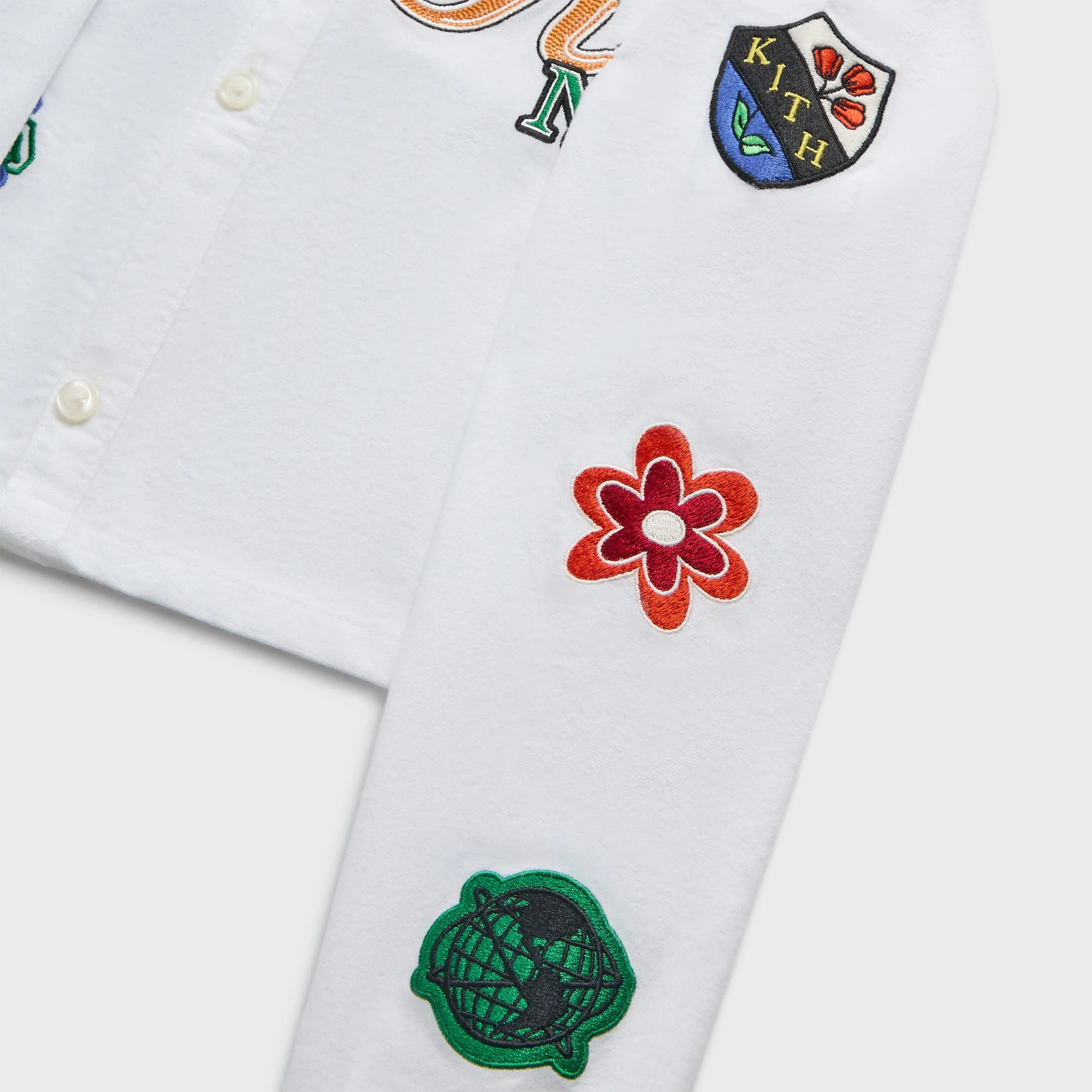 Kith Kids NY to the World Cropped Apollo Shirt - Silk - Image 5