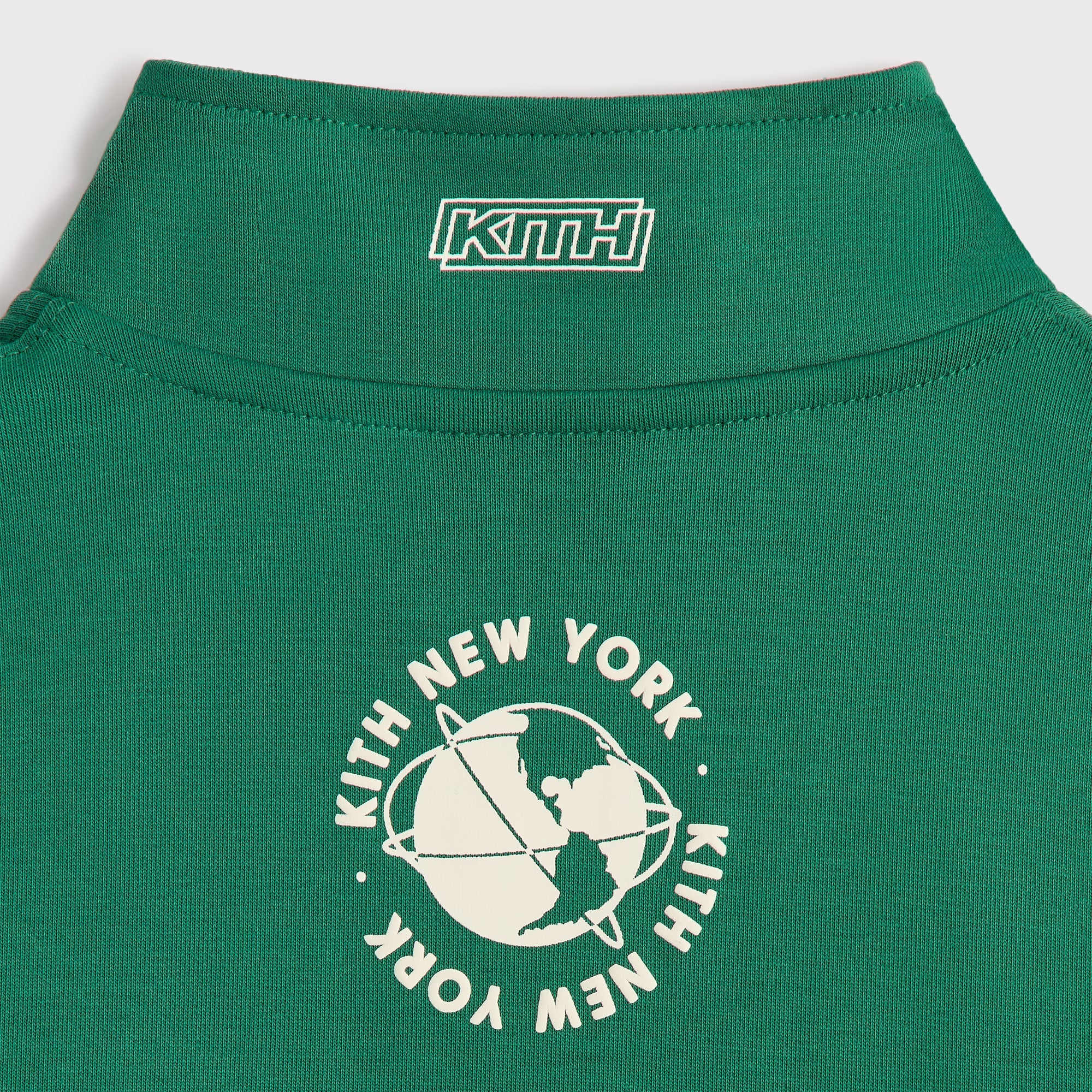 Kith Kids Logo Blocked Hunter Quarter Zip - Newt - Image 5