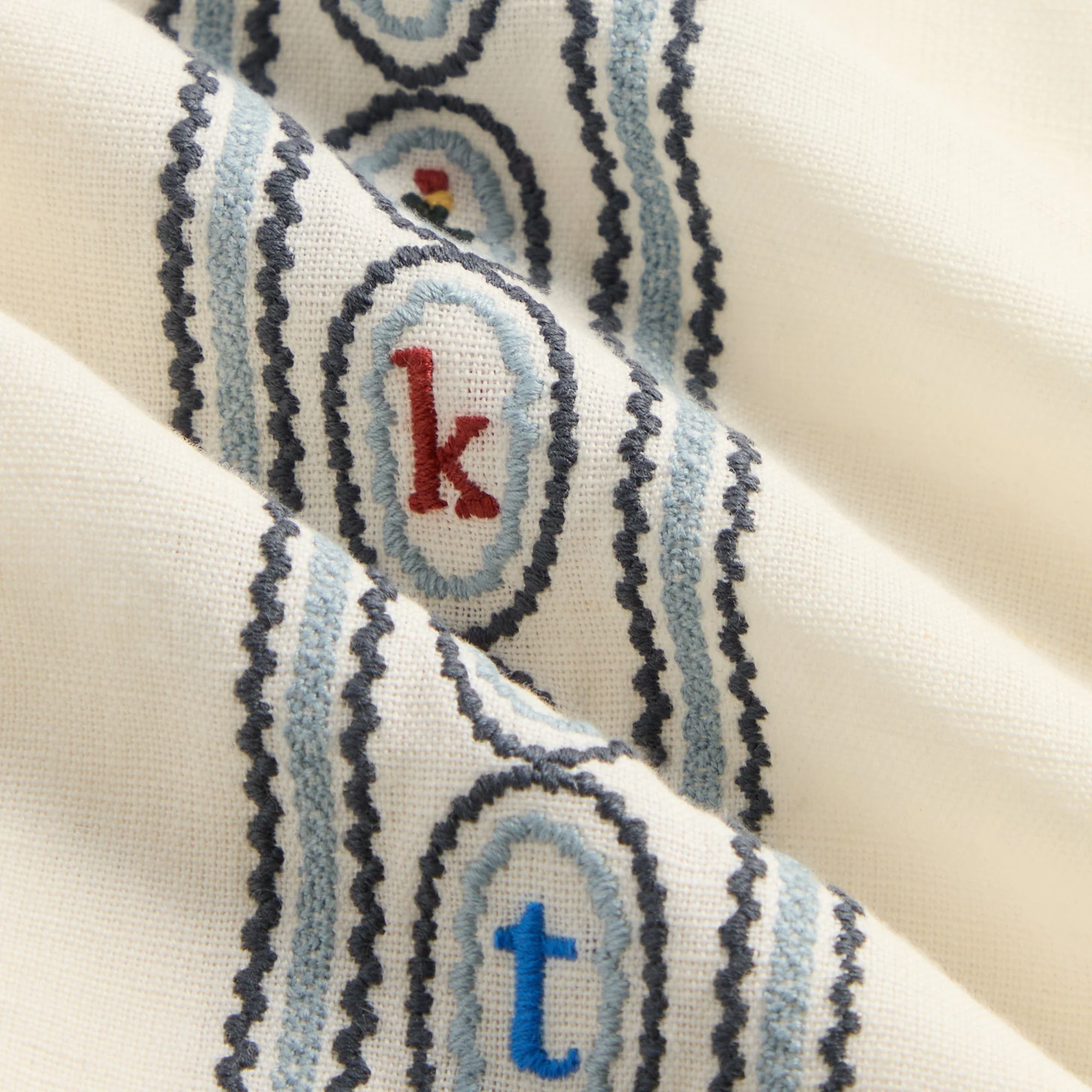 Kith Kids Novelty Embroidered Bennet Collared Shirt - Silk - Image 5