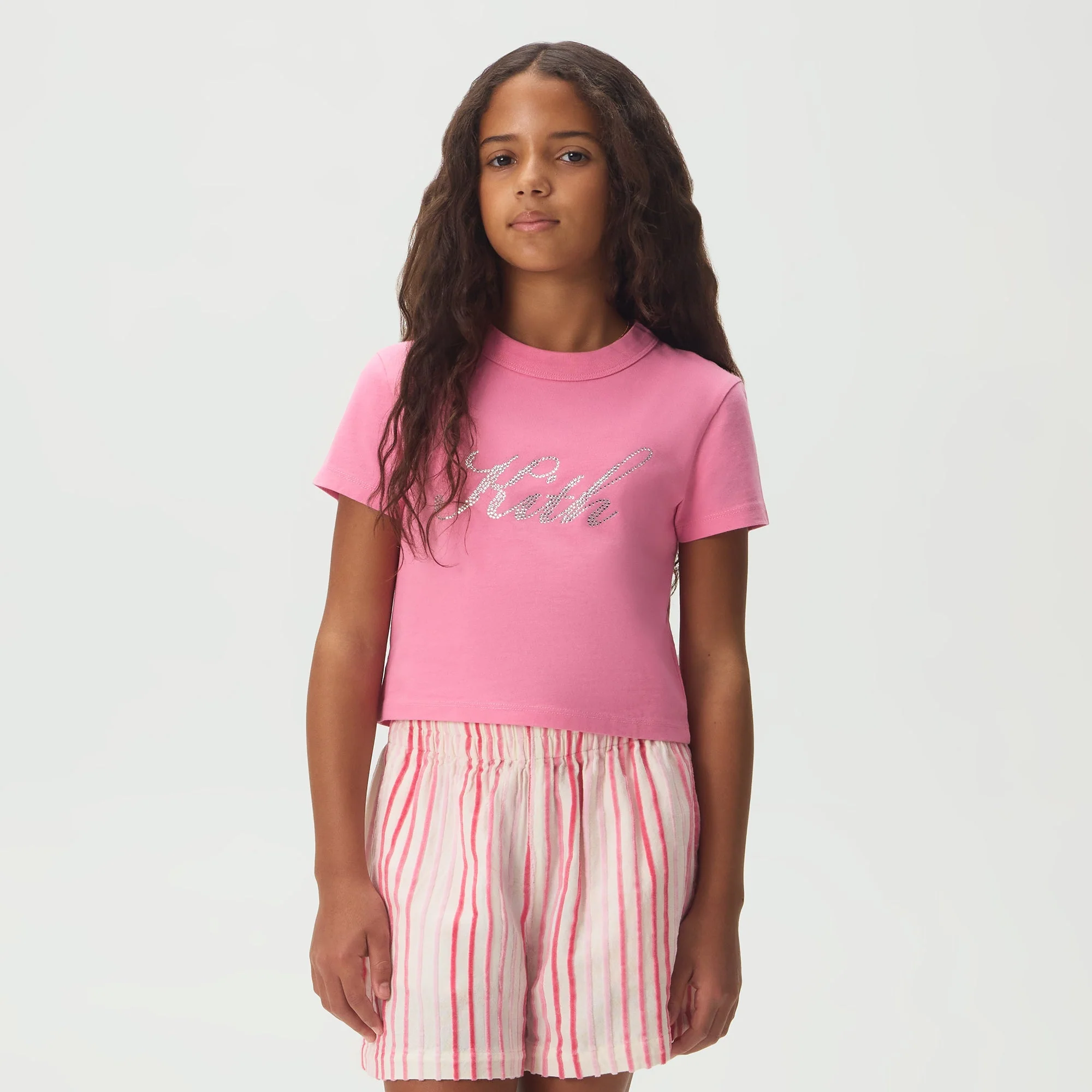 Kith Kids Sparkle Script Mulberry II Tee - Canna - Image 2