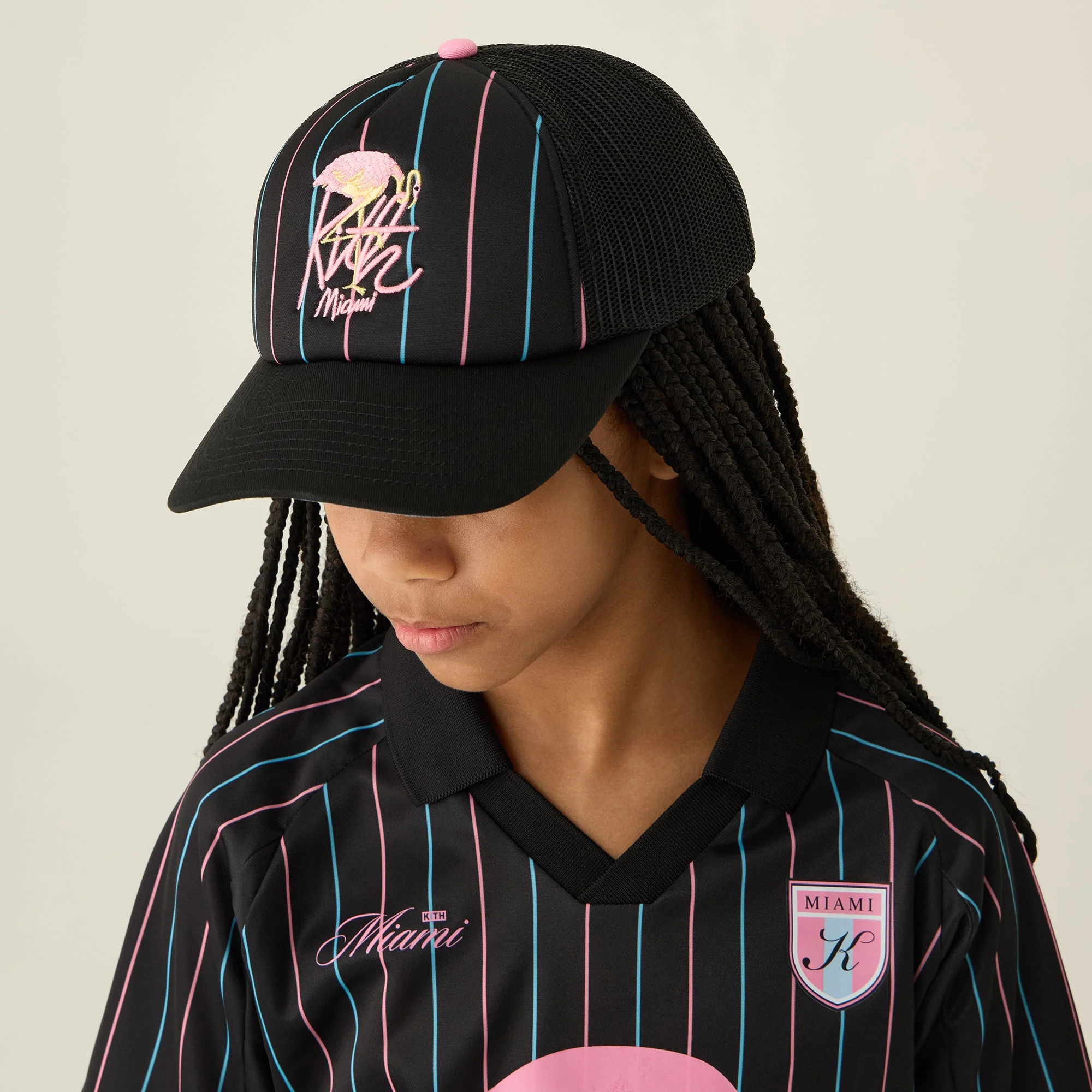Kith Kids Miami Regional Trucker Hat - Black - Image 2