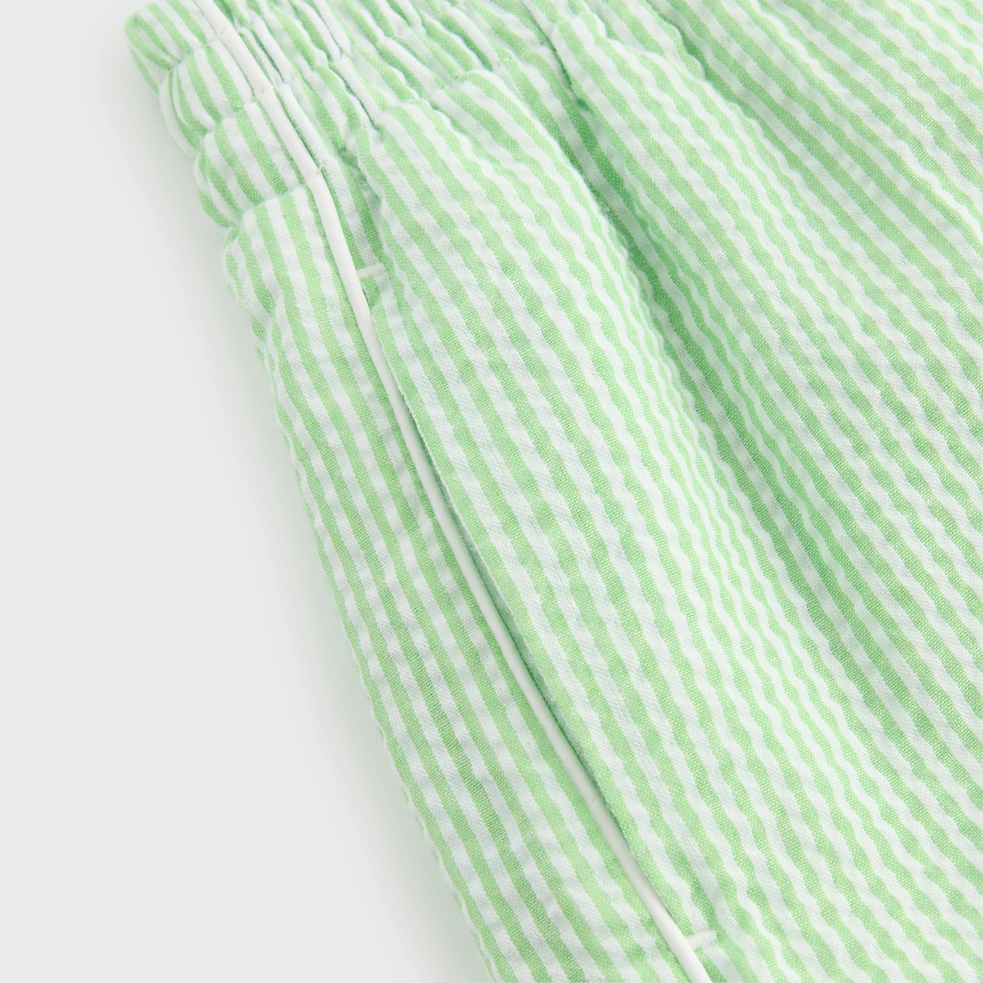 Kith Kids Seersucker Liam Short - Honeydew - Image 6