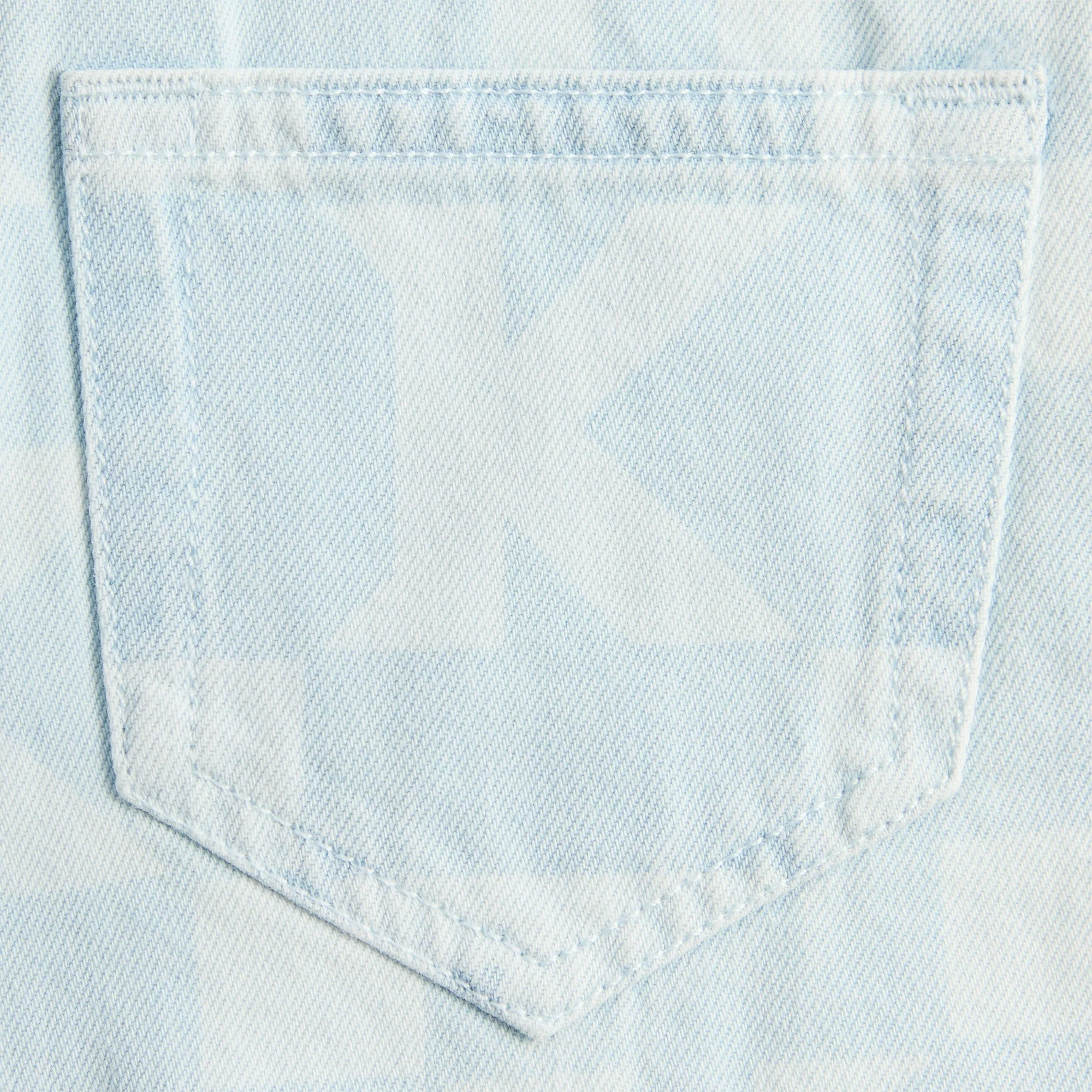 Kith Kids Monogram Denim Skirt - Opal Light Wash - Image 5