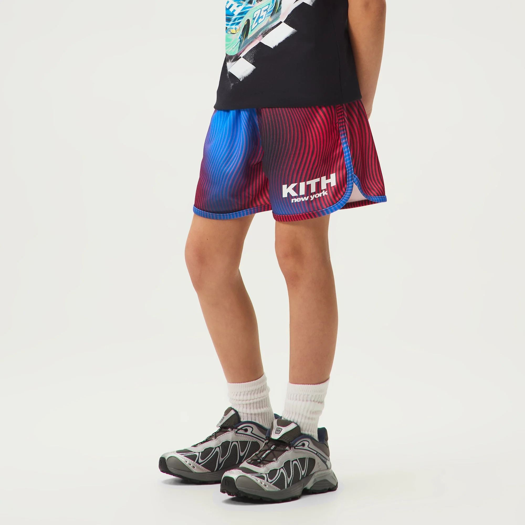 Kith Kids Wavy Ombre Soccer Jordan Short - Black - Image 2