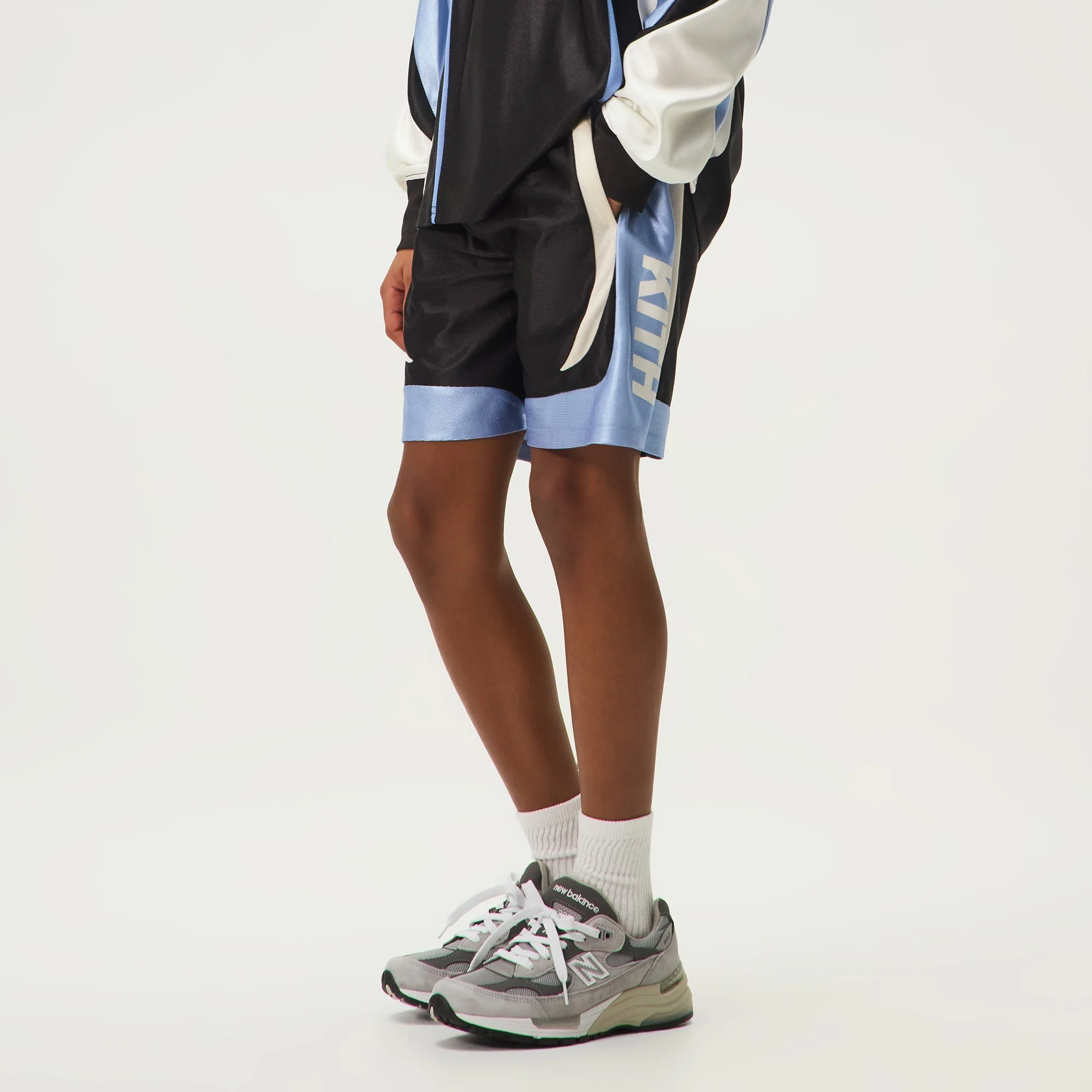 Kith Kids Blocked Faille Micah Short - Nassau - Image 2