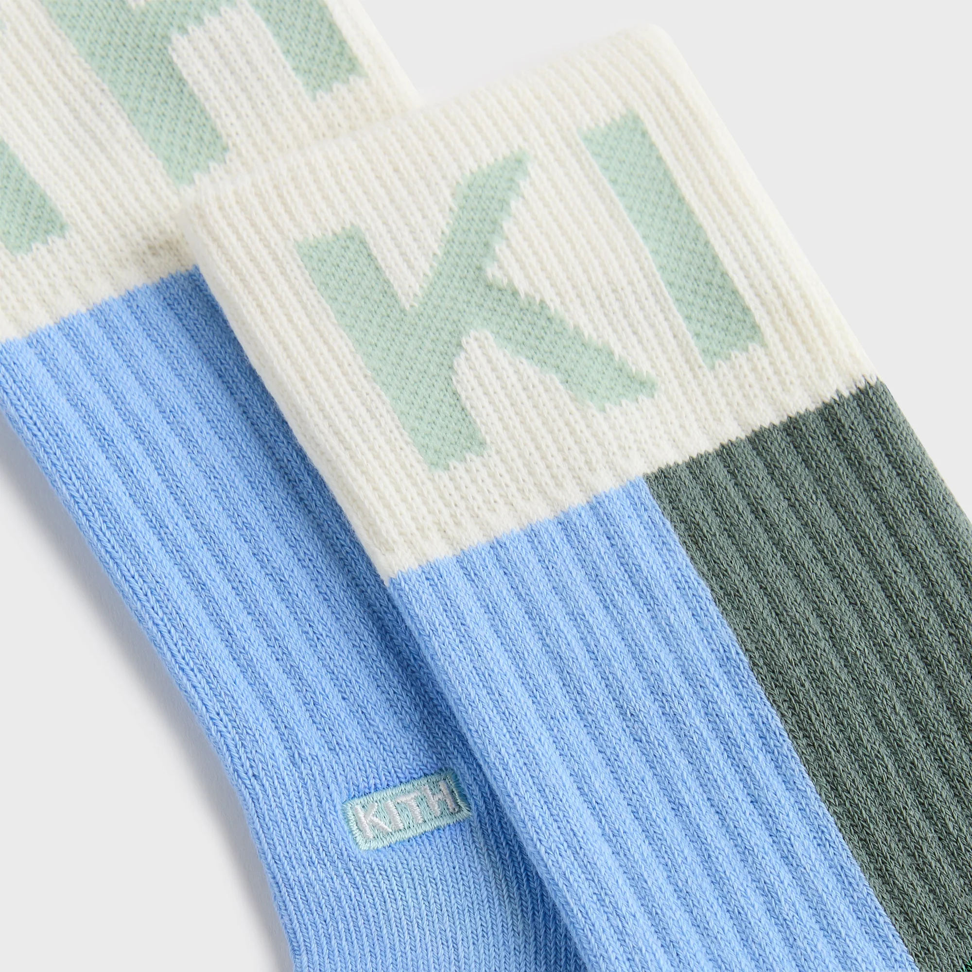 Kith Kids 3-Pack Crew Socks - Multi - Image 3
