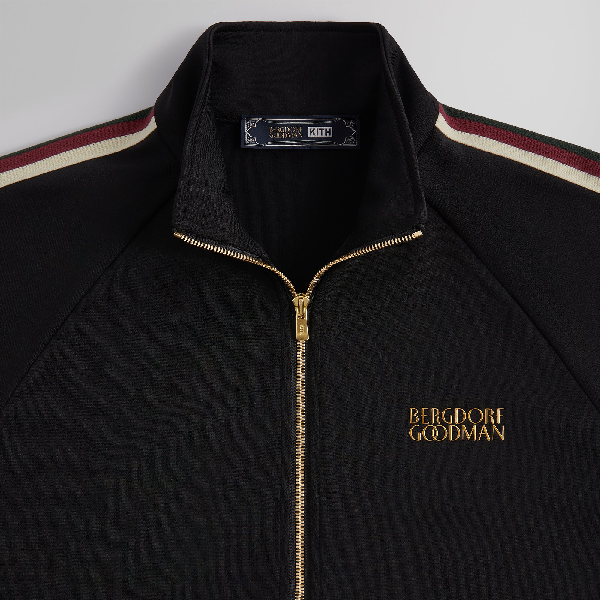 Kith for Bergdorf Goodman Clifton Track Jacket - Black - Image 3