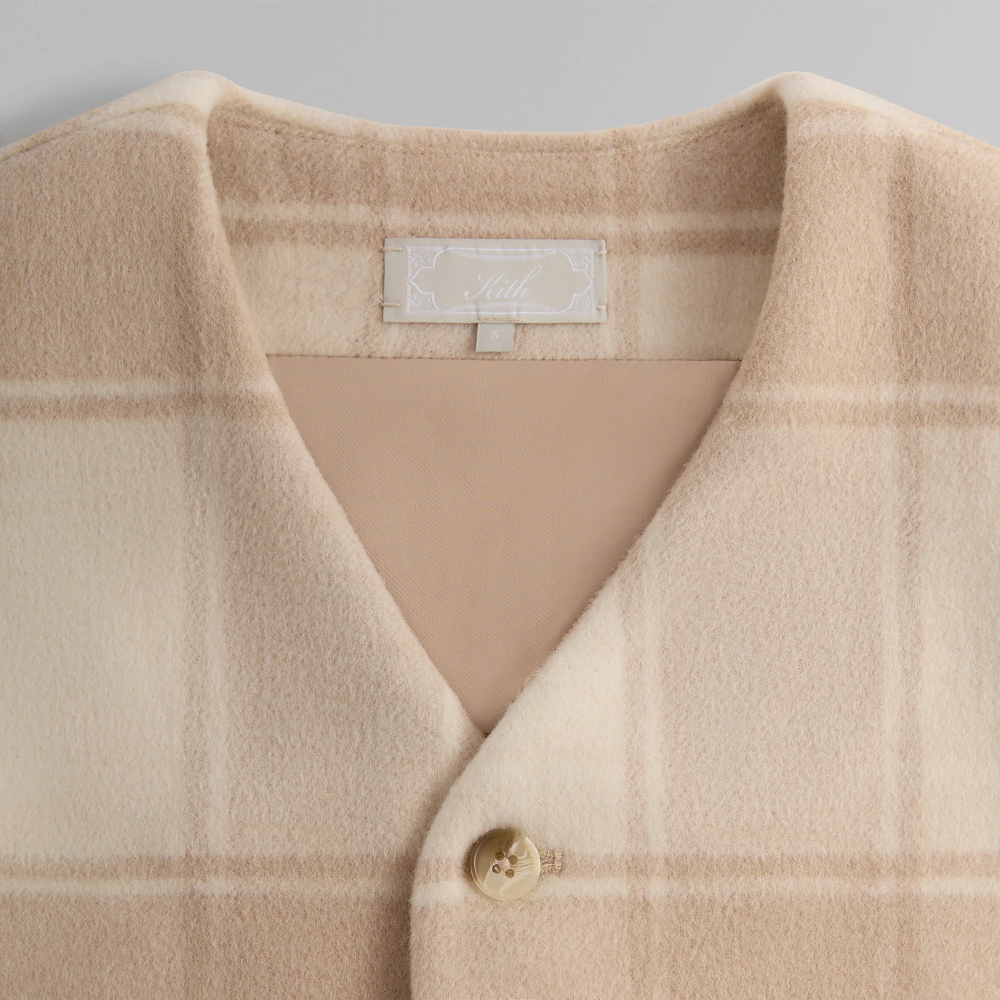 Kith Double Faced Wool Jonah Liner - Canvas - Image 3