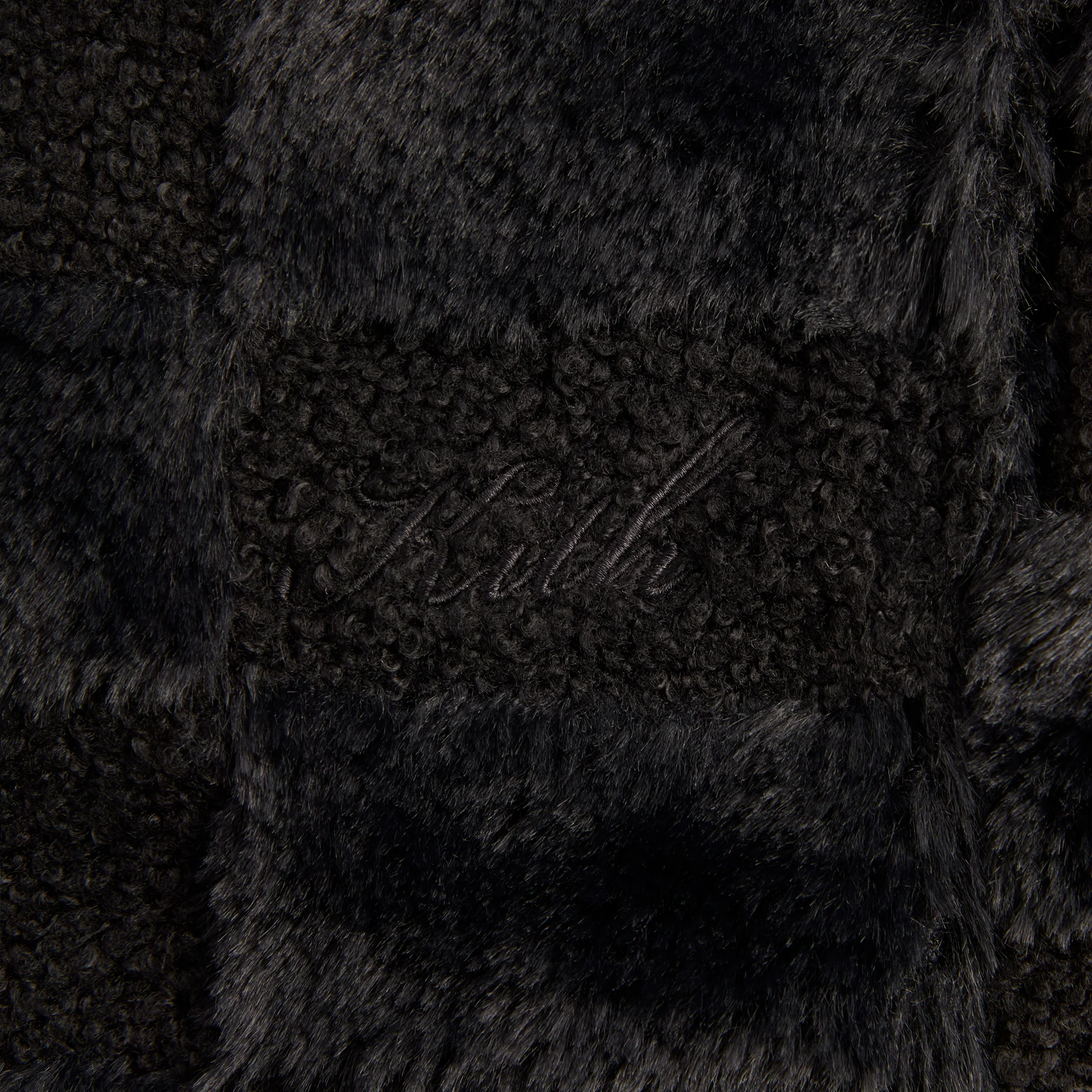 Kith Lloyd Faux Fur Coaches Jacket - Black - Image 4