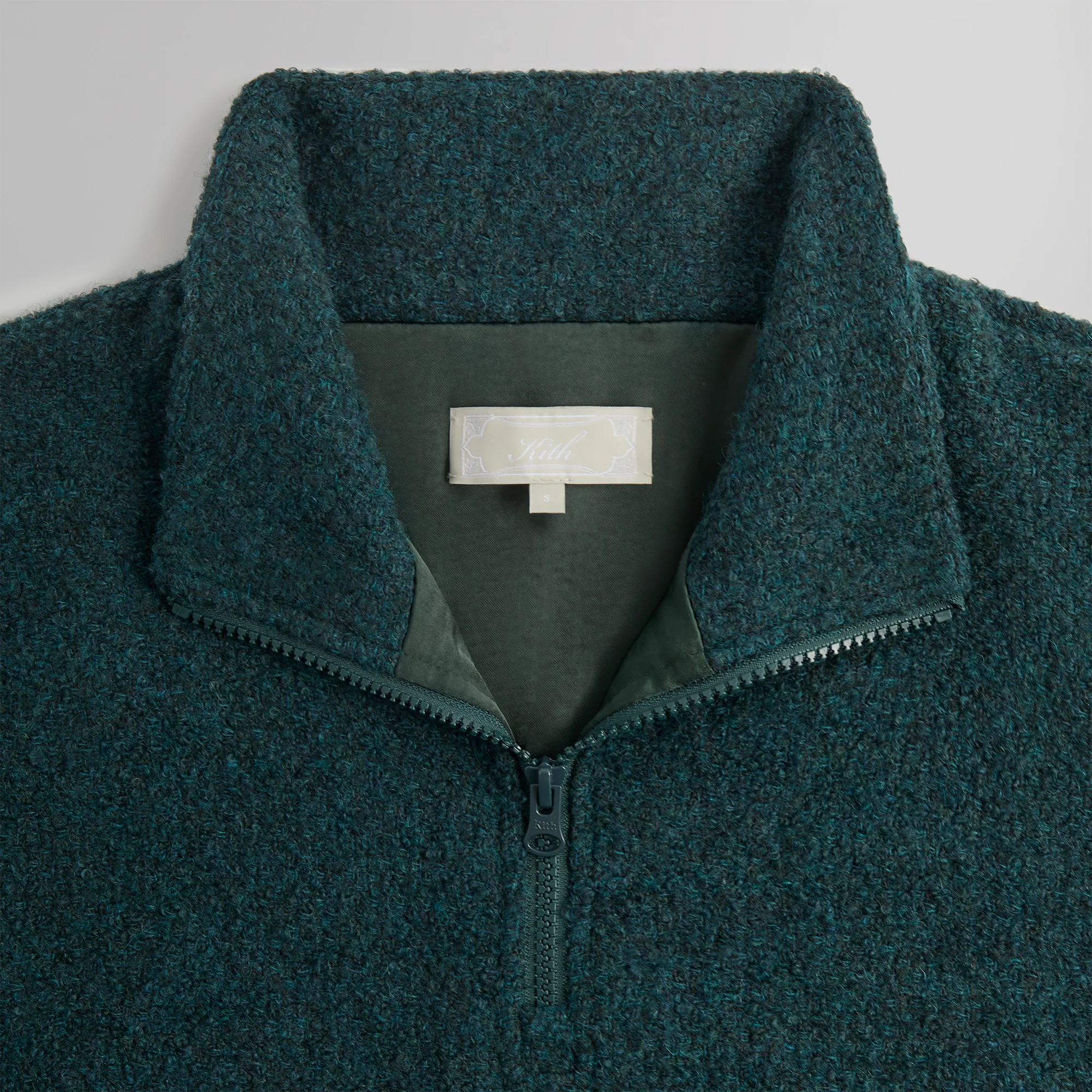 Kith Tweed Eric Quarter Zip Pullover - True - Image 3