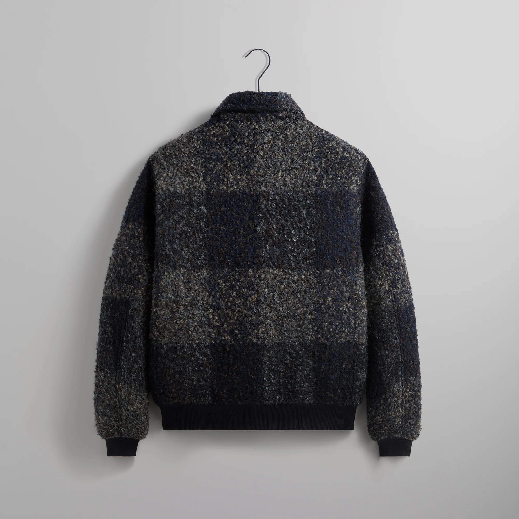 &Kin Boucle Check Hawthorne Flight Jacket - Vista - Image 3