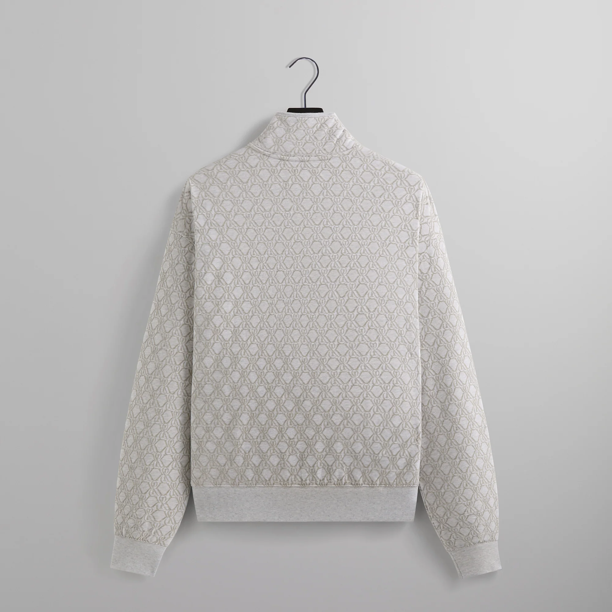 Kith Bonded Fleece Wyona Full Zip - Light Heather Grey - Image 2