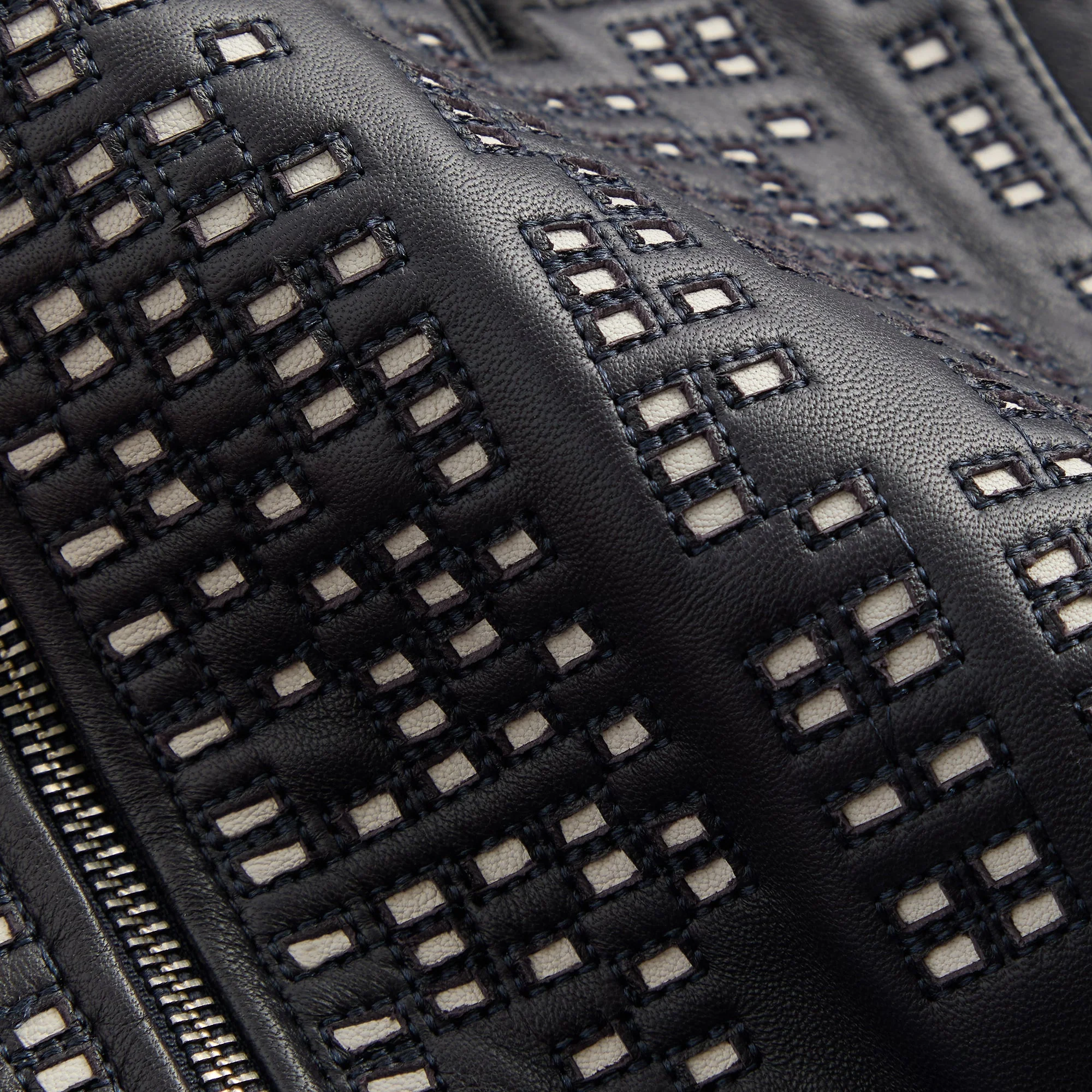 Kith for the New York Knicks Leather Moto Jacket - Nocturnal - Image 8