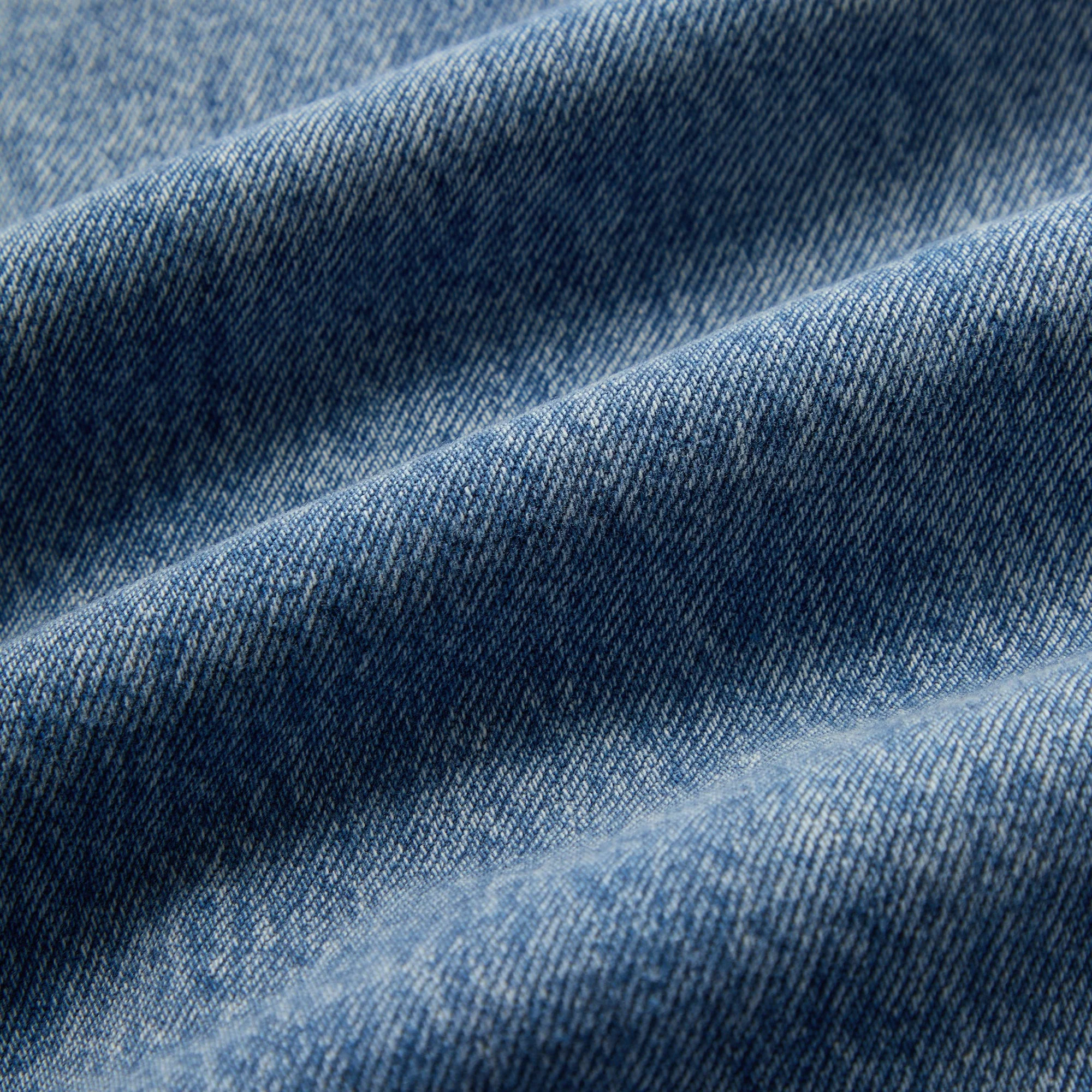 Kith for the New York Knicks Denim Marvin Bomber - Medium Indigo - Image 6