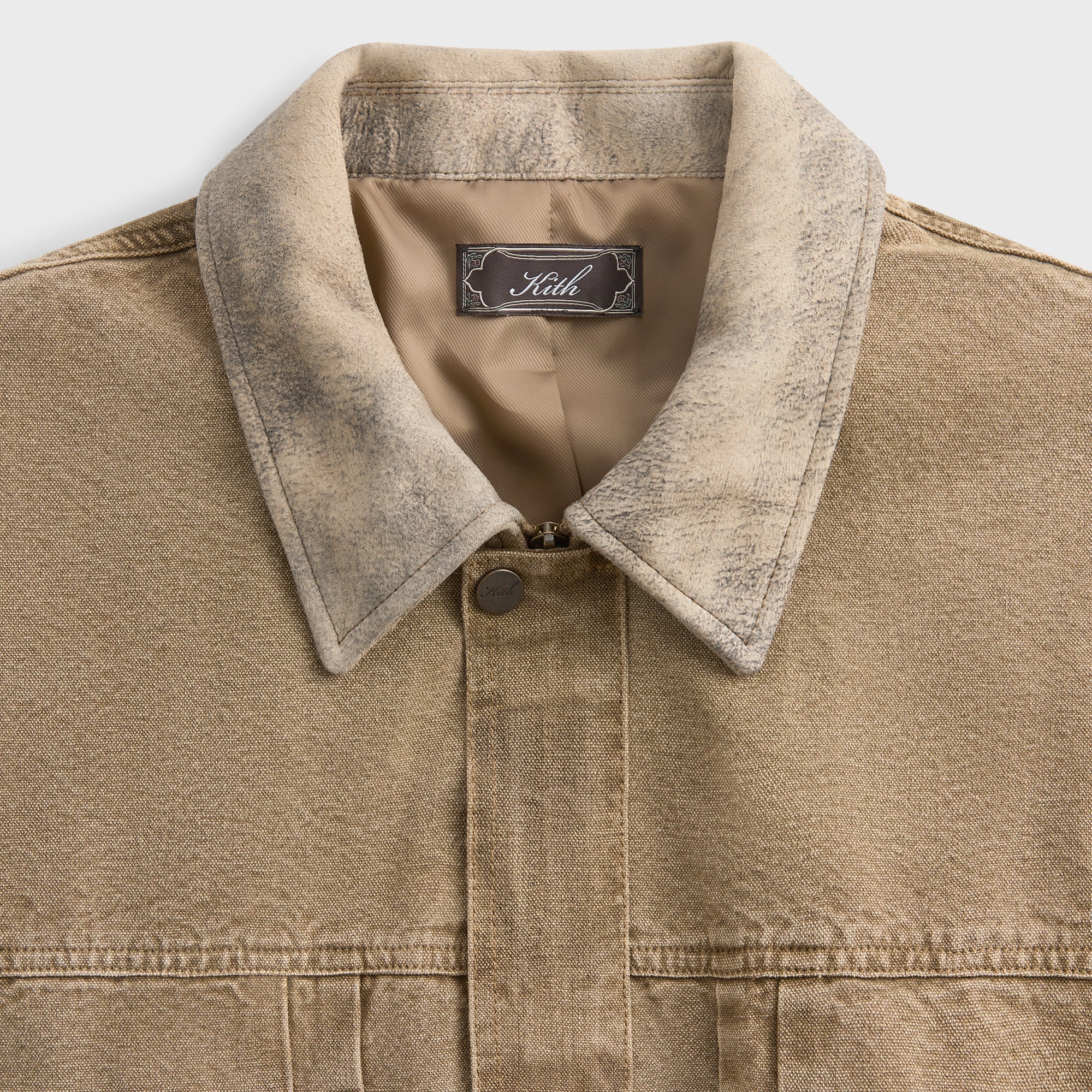 Kith Washed Canvas Ariel Blouson Jacket - Sandalwood - Image 4