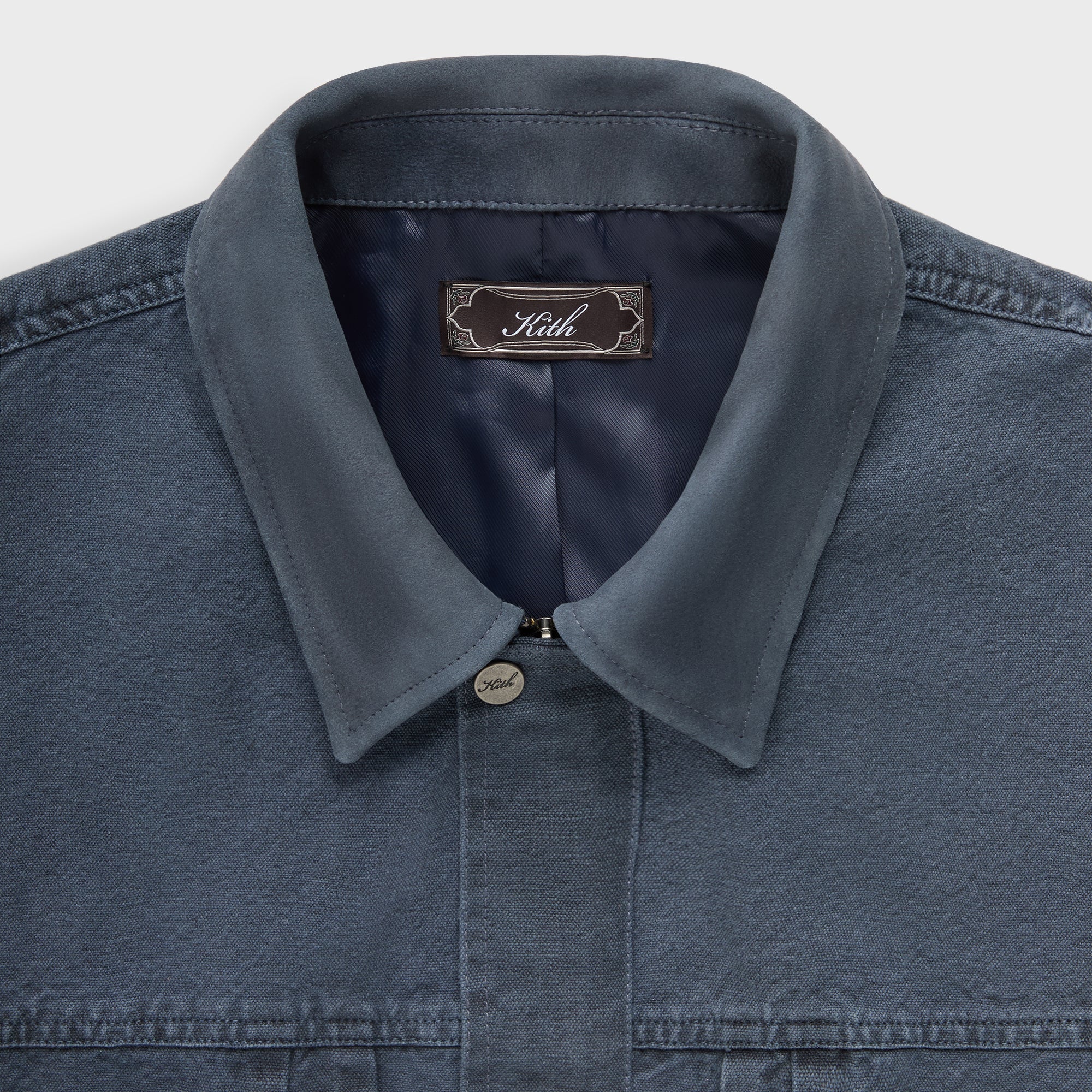 Kith Washed Canvas Ariel Blouson Jacket - Placid - Image 4