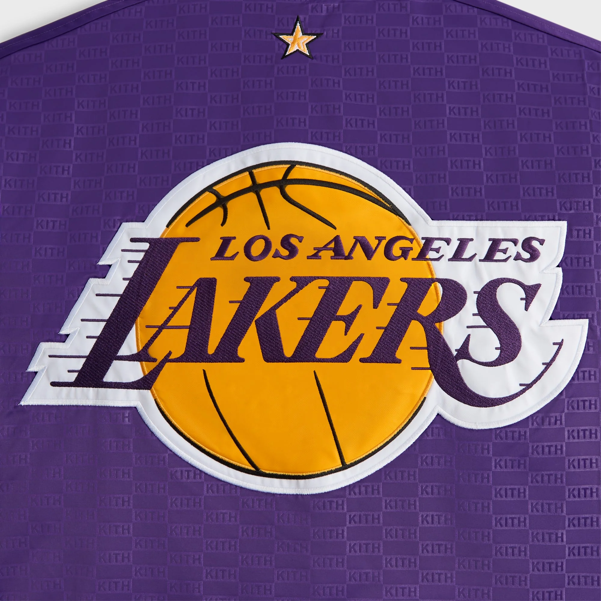 Kith for NBA All-Star Los Angeles Lakers Bomber Jacket - Noble - Image 6