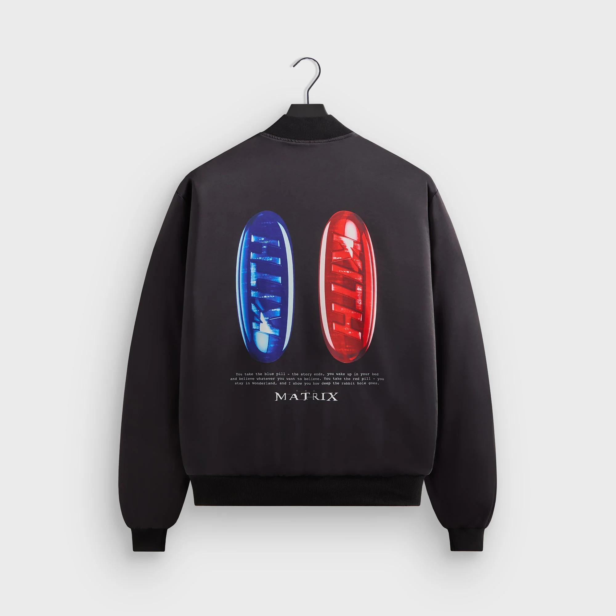 Kith for The Matrix Vance Satin Bomber Jacket - Black - Image 4