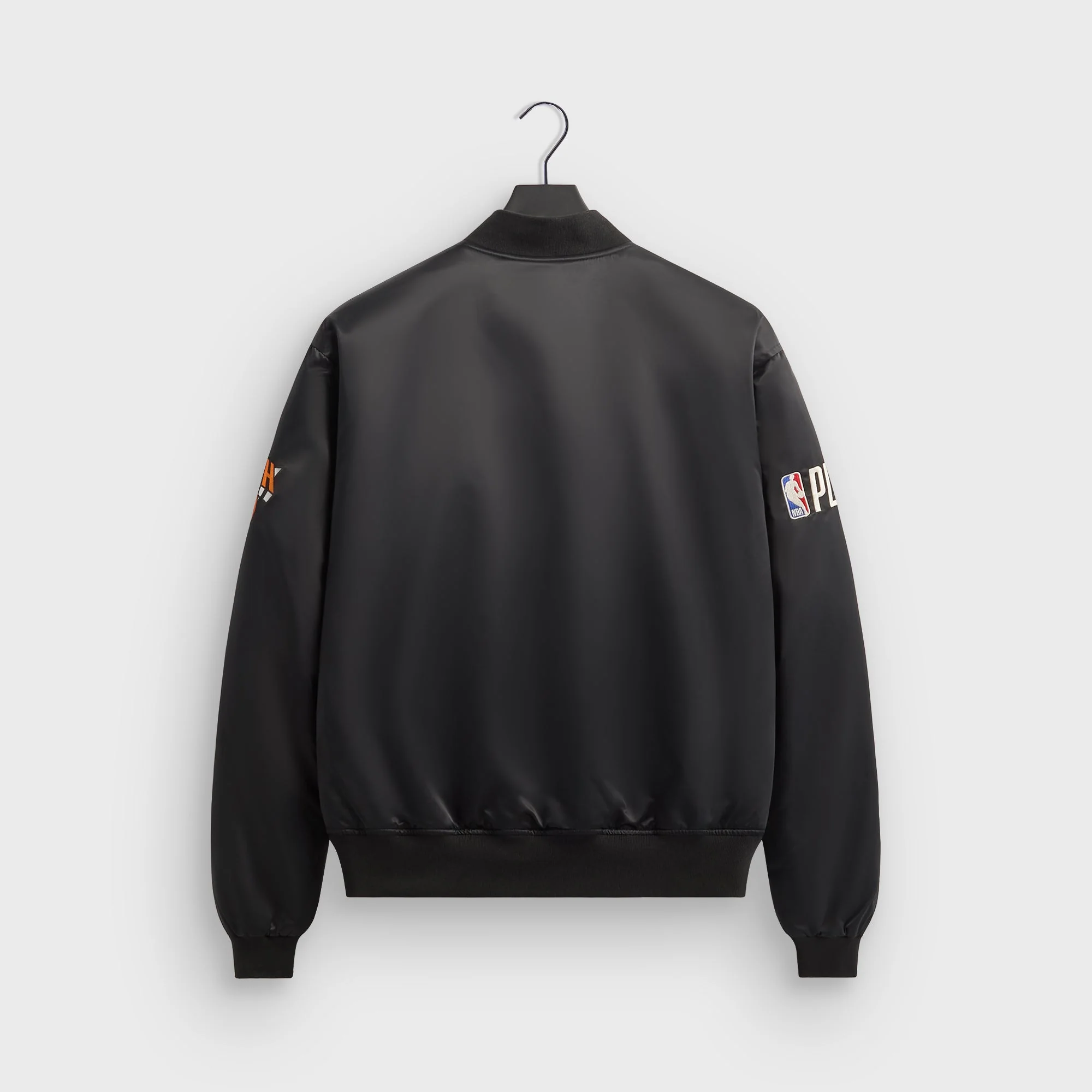 Kith for the New York Knicks Playoffs Satin Bomber Jacket - Black - Image 3