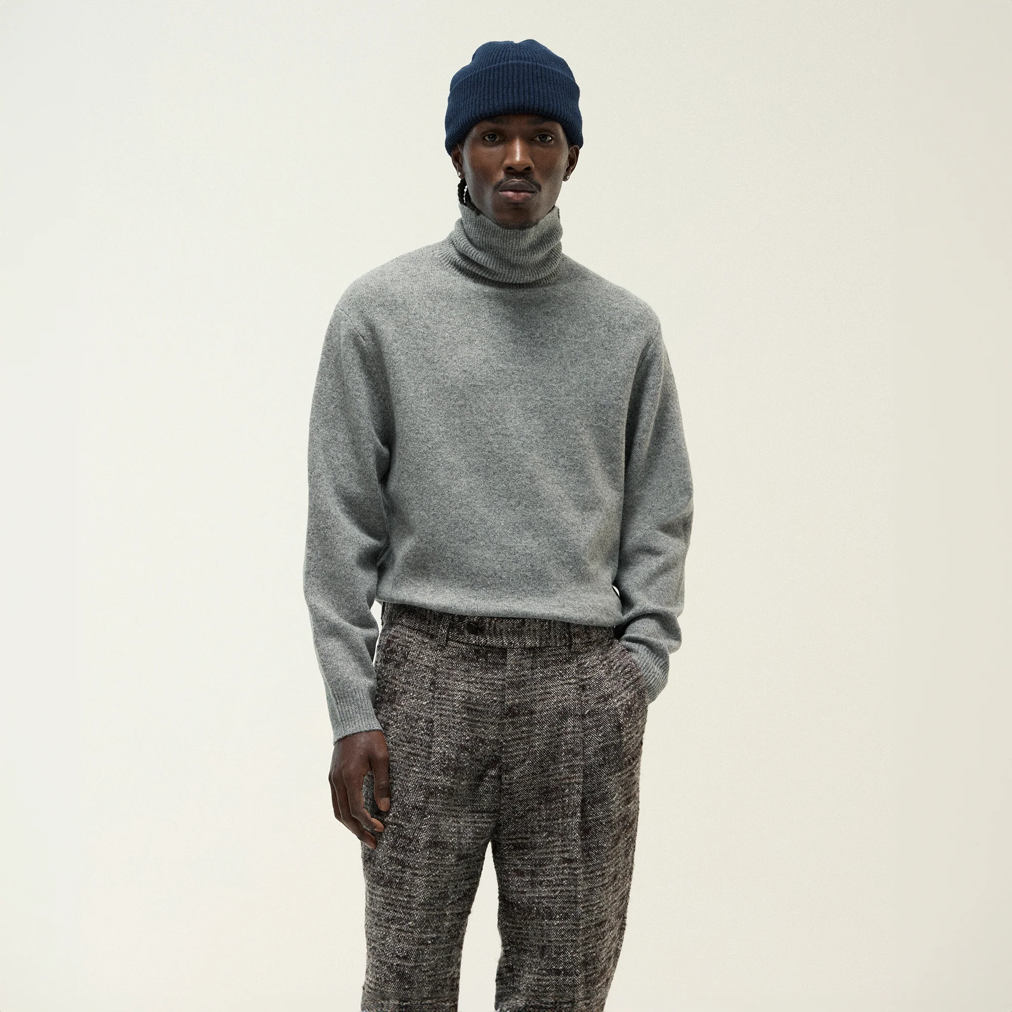 Kith Joseph Turtleneck - Medium Heather Grey - Image 2