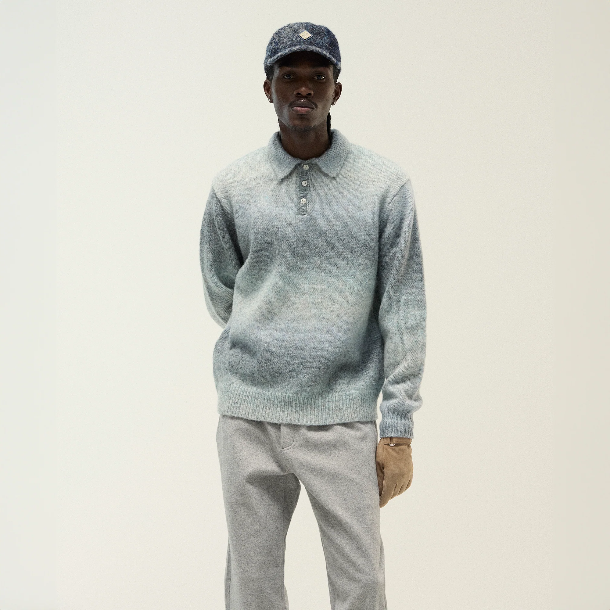 Kith Gradient Harmon Rugby Pullover Sweater - Atlas - Image 2