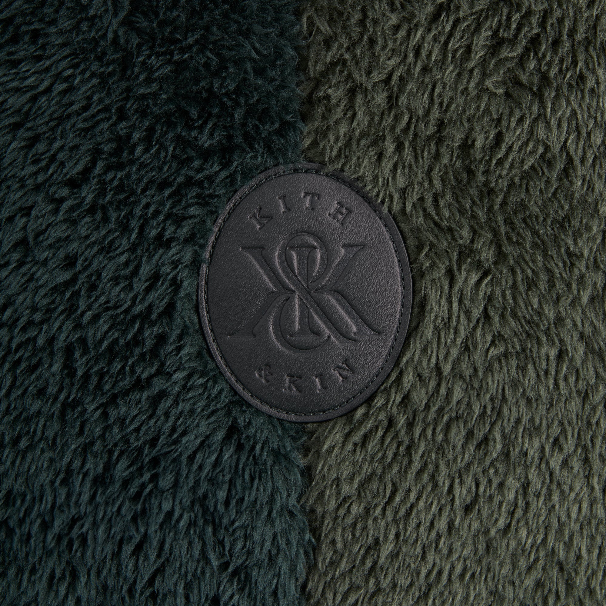 Kith Color-Blocked Plush Hoodie - Stadium - Image 3