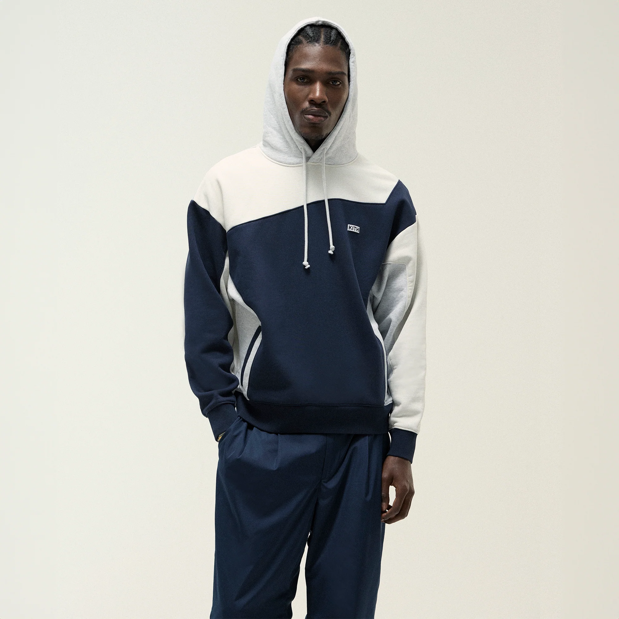Kith Color-Blocked Madison Hoodie - Nocturnal - Image 2