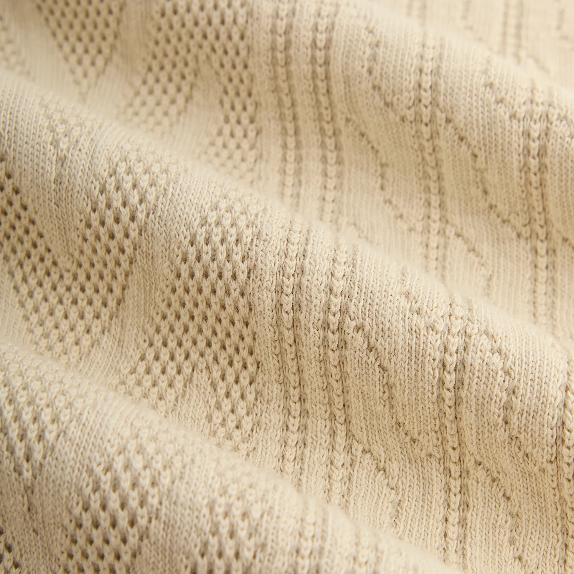 Kith Cable Fleece Quarter Zip - Arete - Image 5