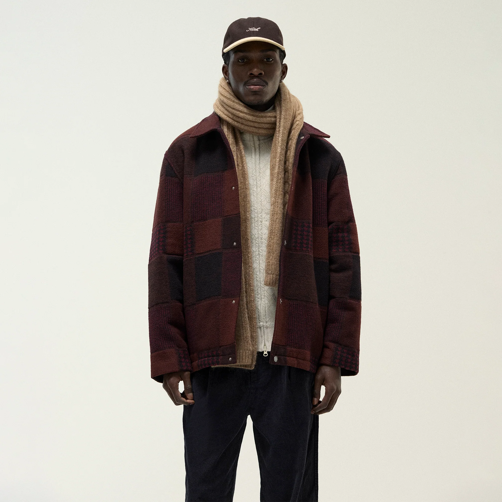 Kith Patchwork Wool Coaches Jacket - Aerate - Image 2