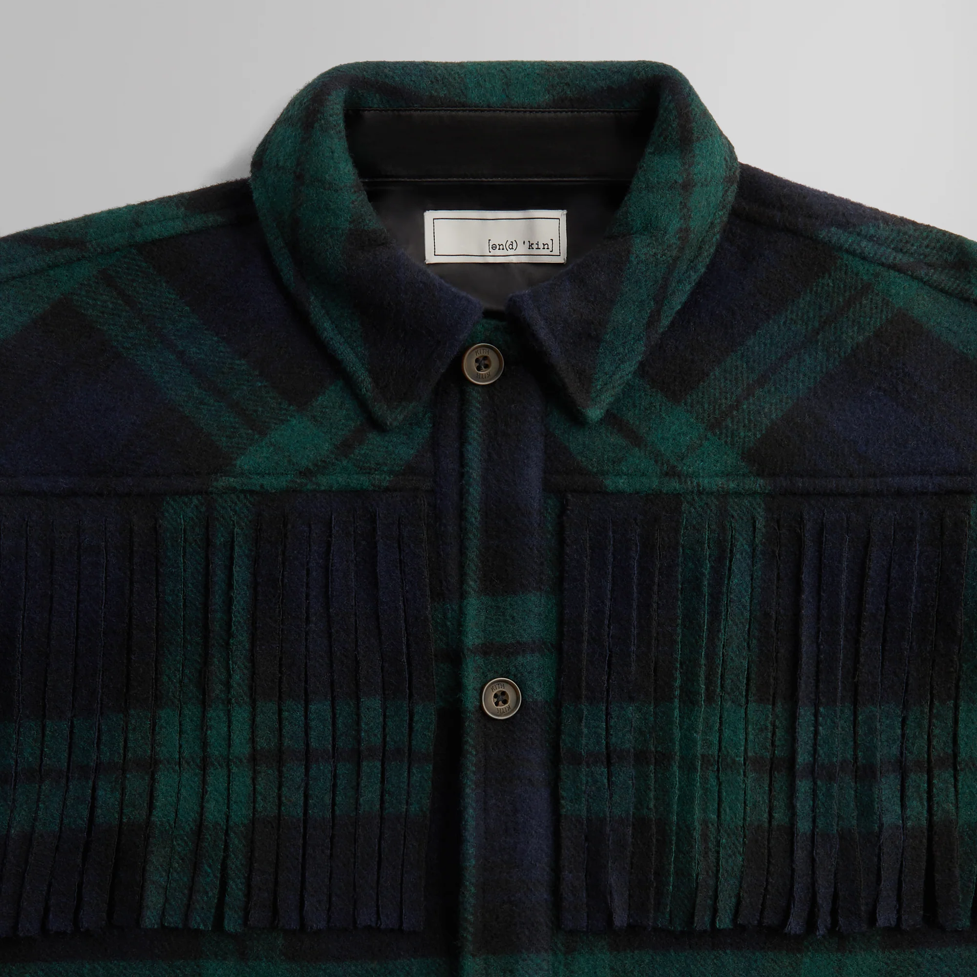 &Kin Bonded Wool Abel Shirt - Eve - Image 4