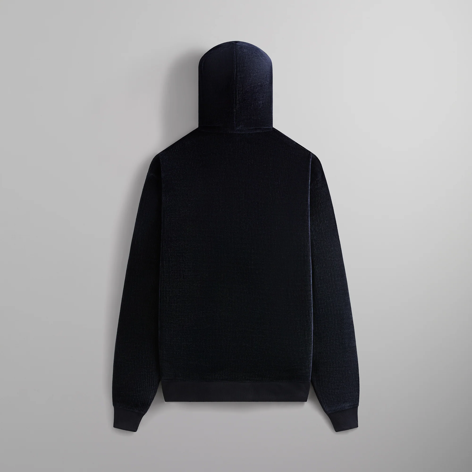 Kith Bonded Waffle Coleman Quarter Zip Hoodie - Nocturnal - Image 2