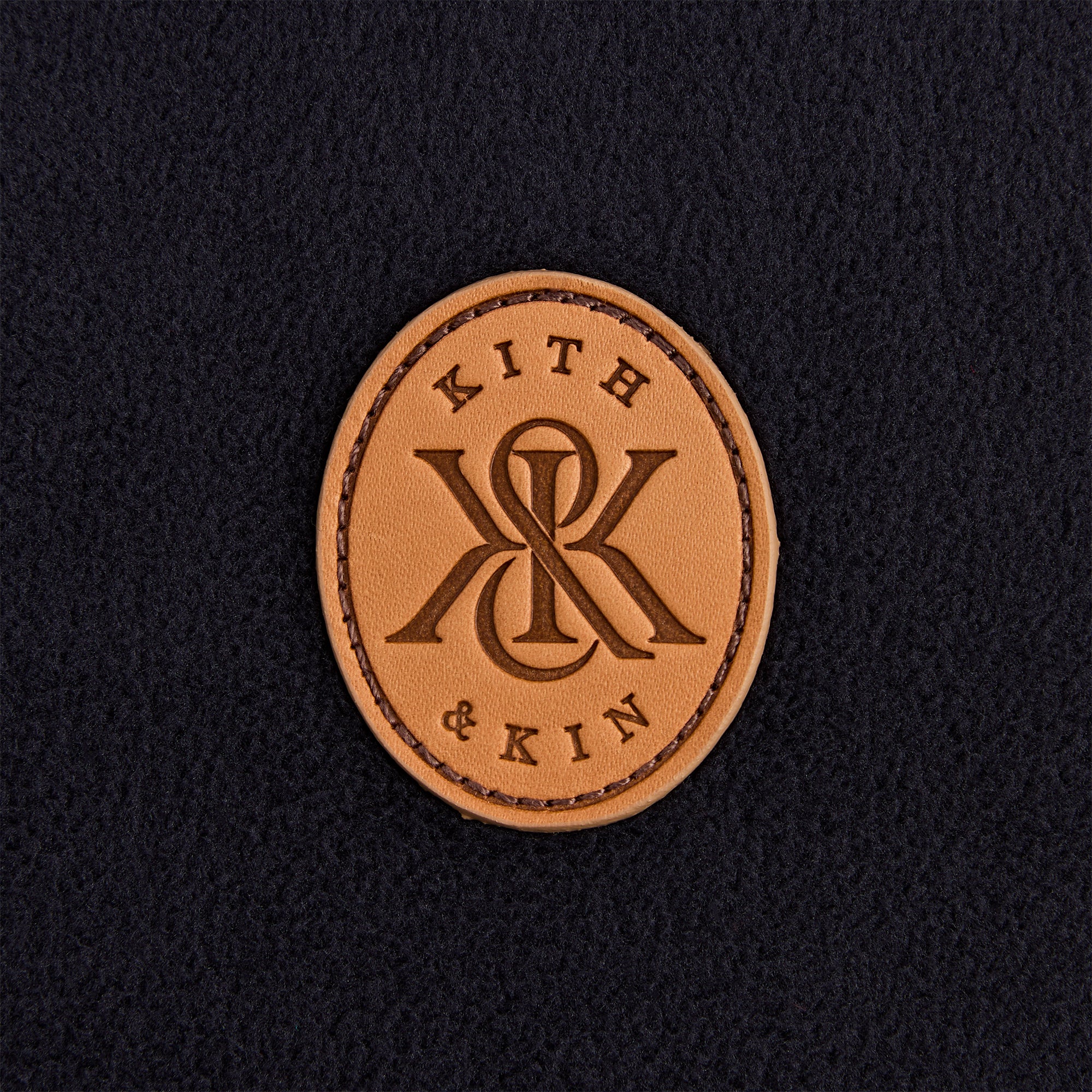 Kith Bonded Sherpa Strauss Cross Front Cardigan - Ink - Image 3