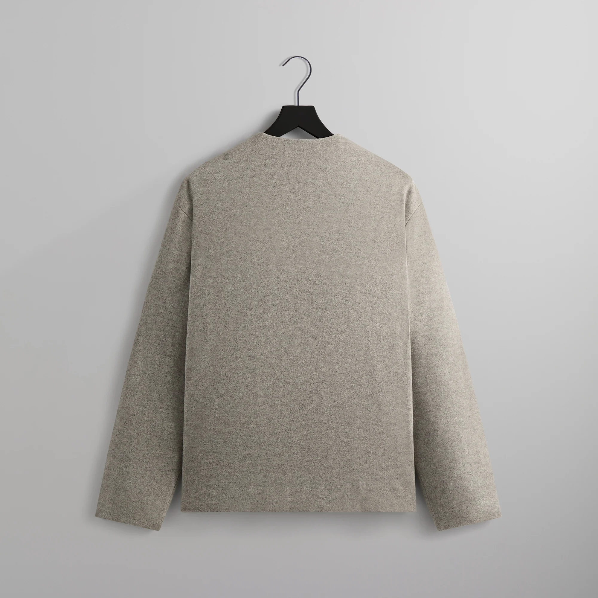 Kith Felted Jersey Jonah Liner - Medium Heather Grey - Image 3
