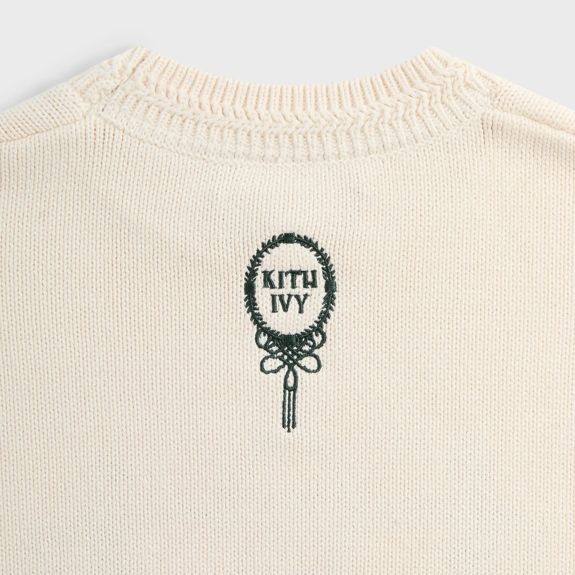 Kith Ivy Emblem Crewneck Sweater - Sandrift - Image 5