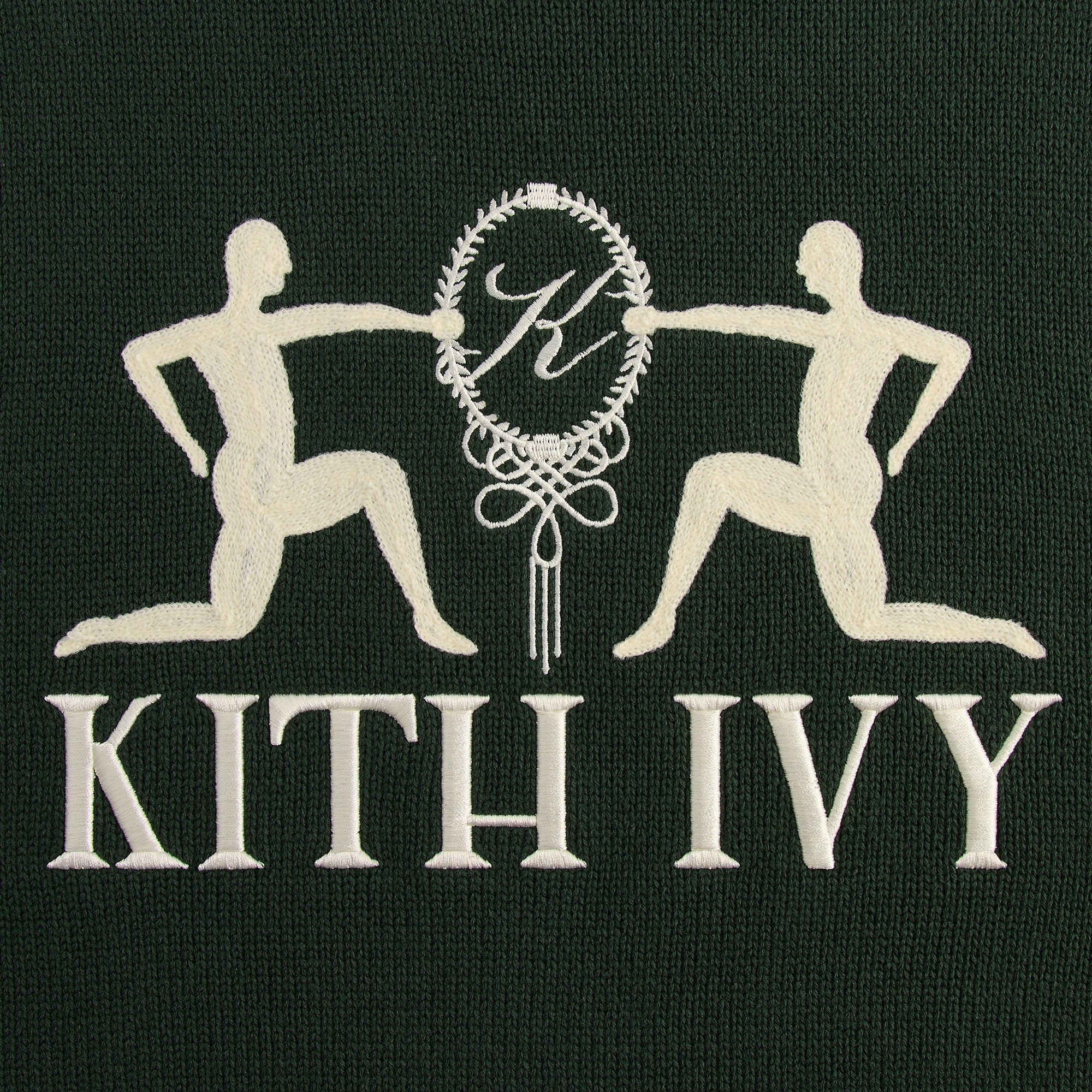 Kith Ivy Emblem Crewneck Sweater - Ivy Green - Image 4