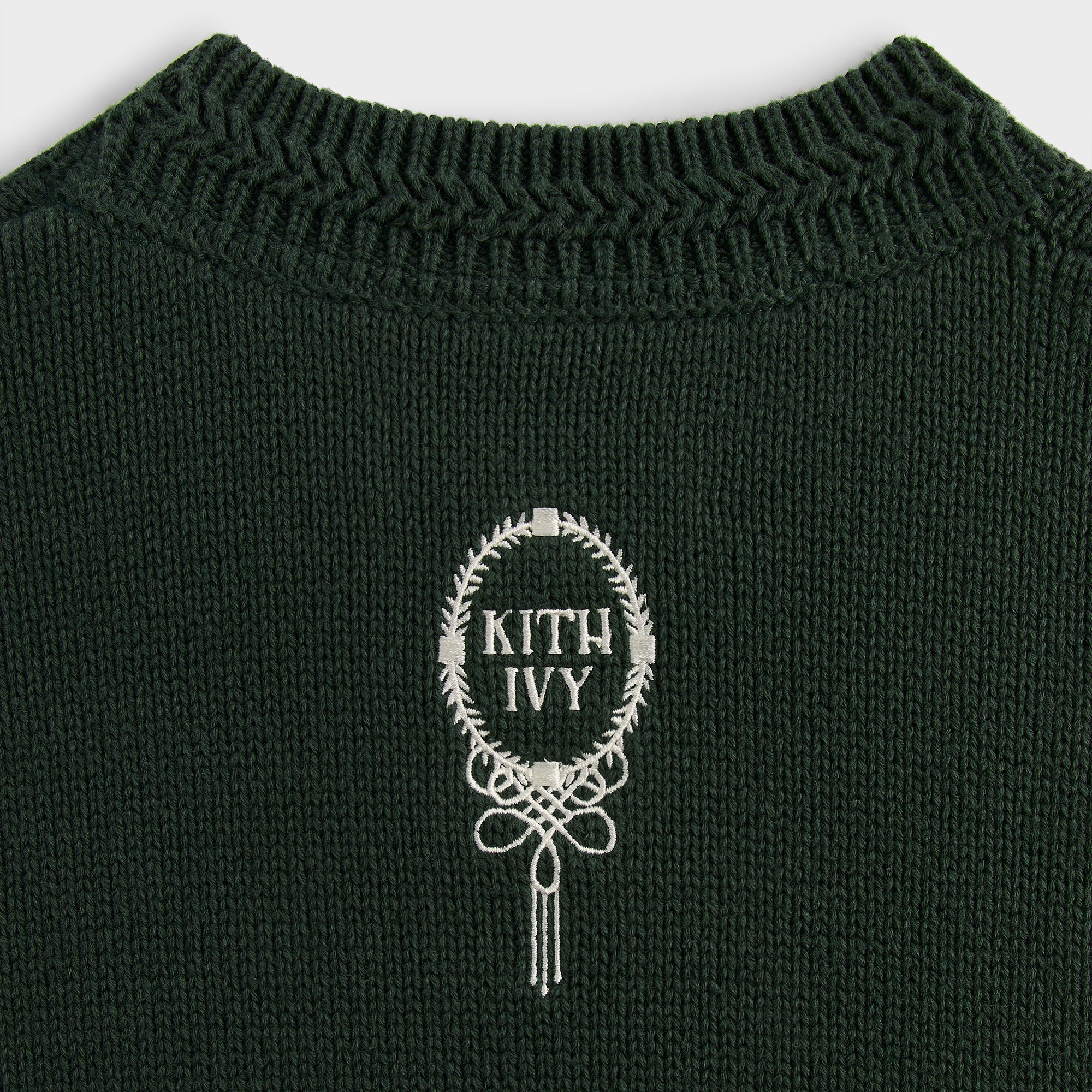 Kith Ivy Emblem Crewneck Sweater - Ivy Green - Image 5