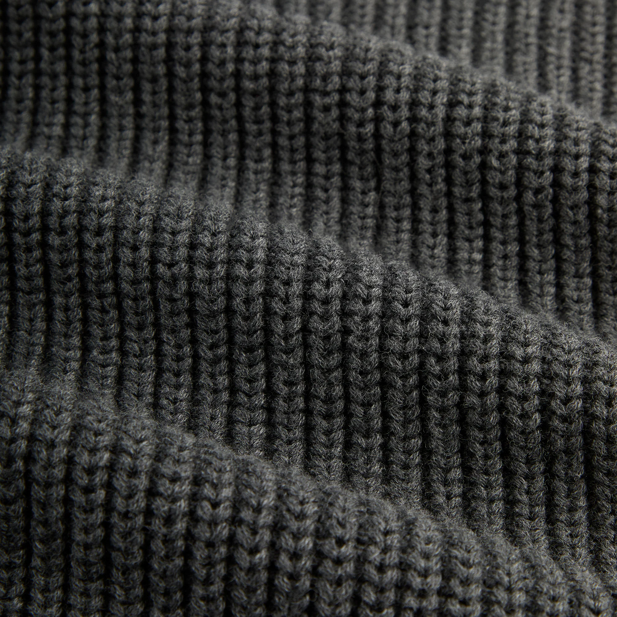 Kith Knit Miles Hoodie - Dark Heather Grey - Image 5