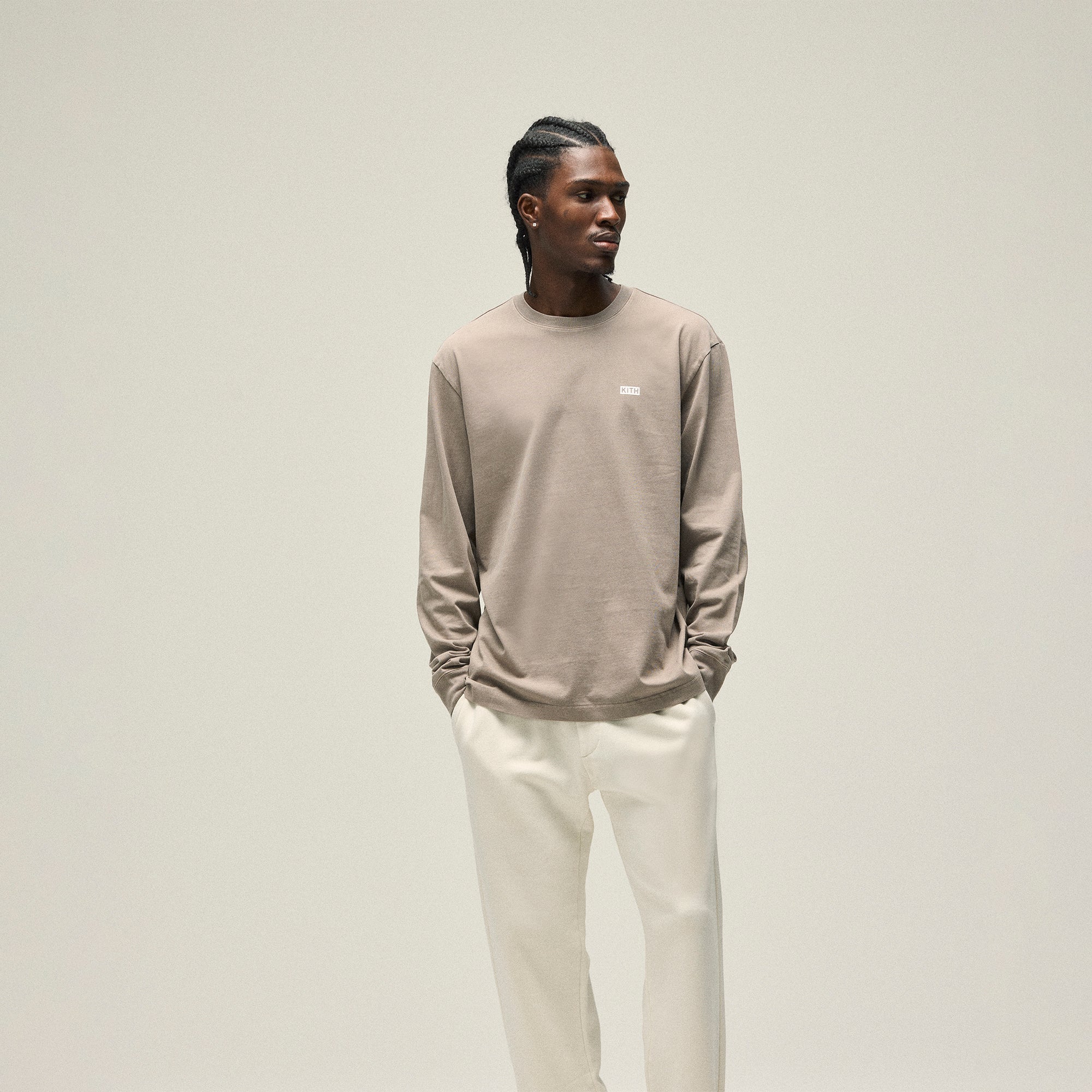 Kith Long Sleeve LAX Tee - Quicksand - Image 2