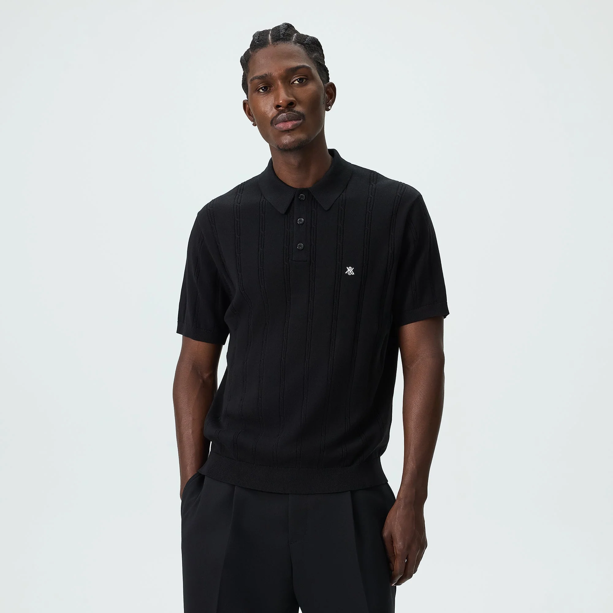 Kith Tilden Polo - Black - Image 2