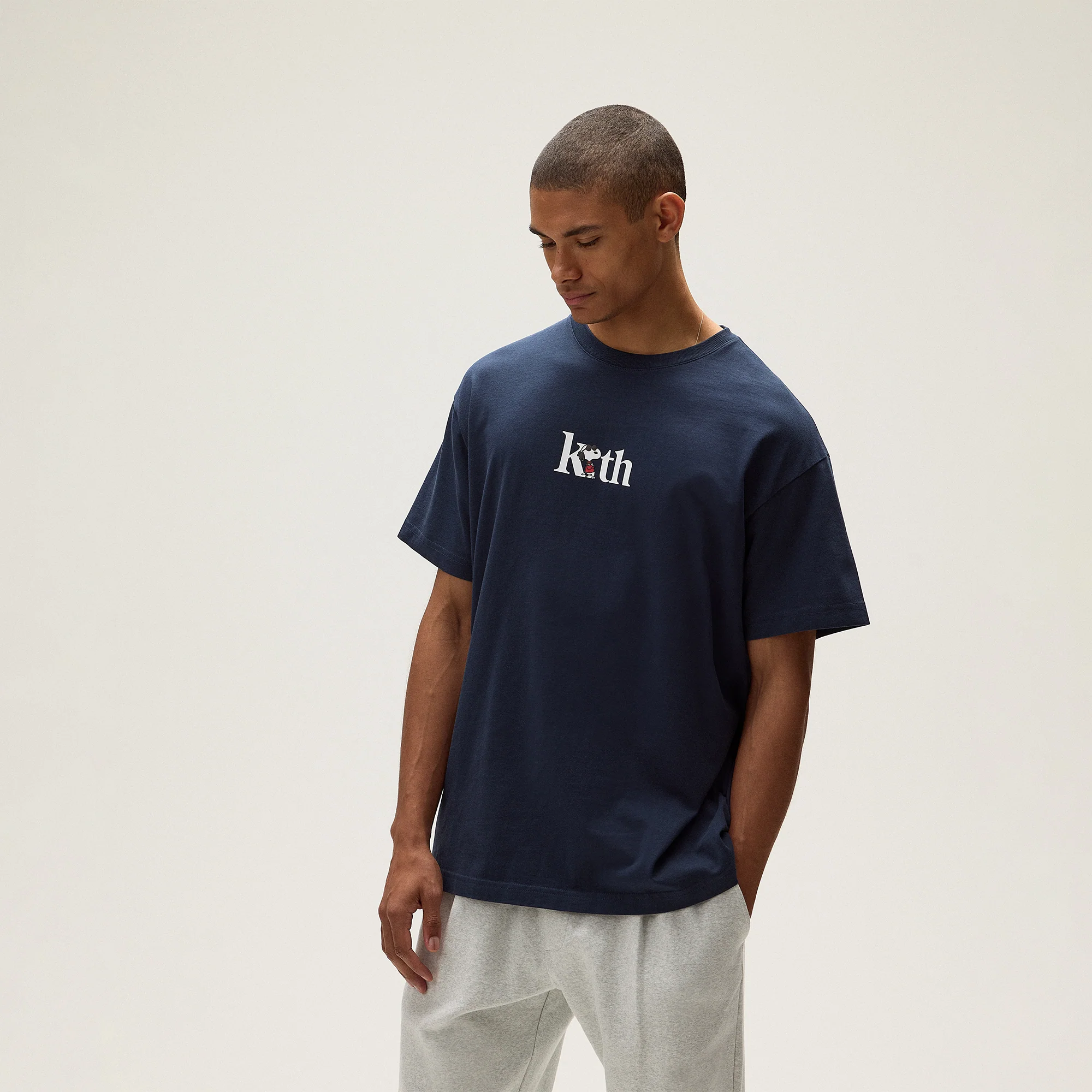 Kith for Peanuts Joe Cool Serif Tee - Nocturnal - Image 2